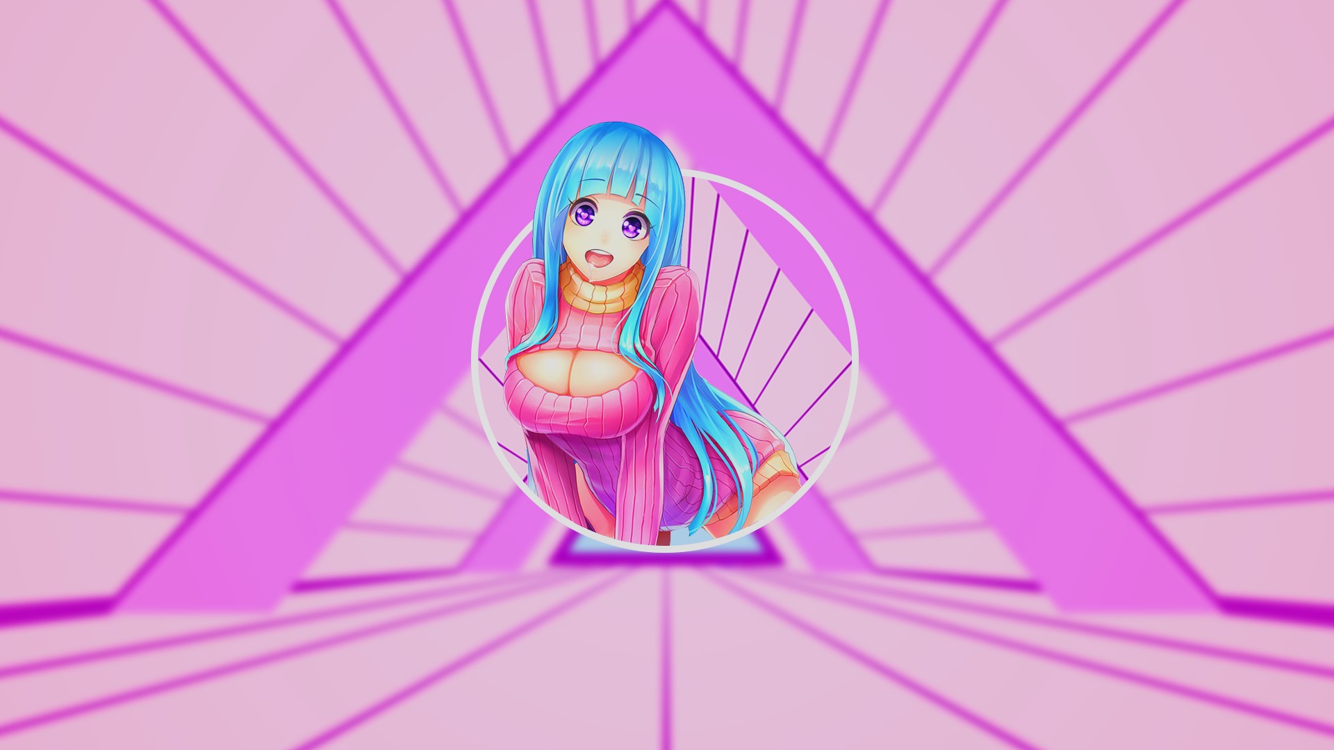 anime, anime girls, ME! ME! ME!, picture-in-picture, HD Wallpaper