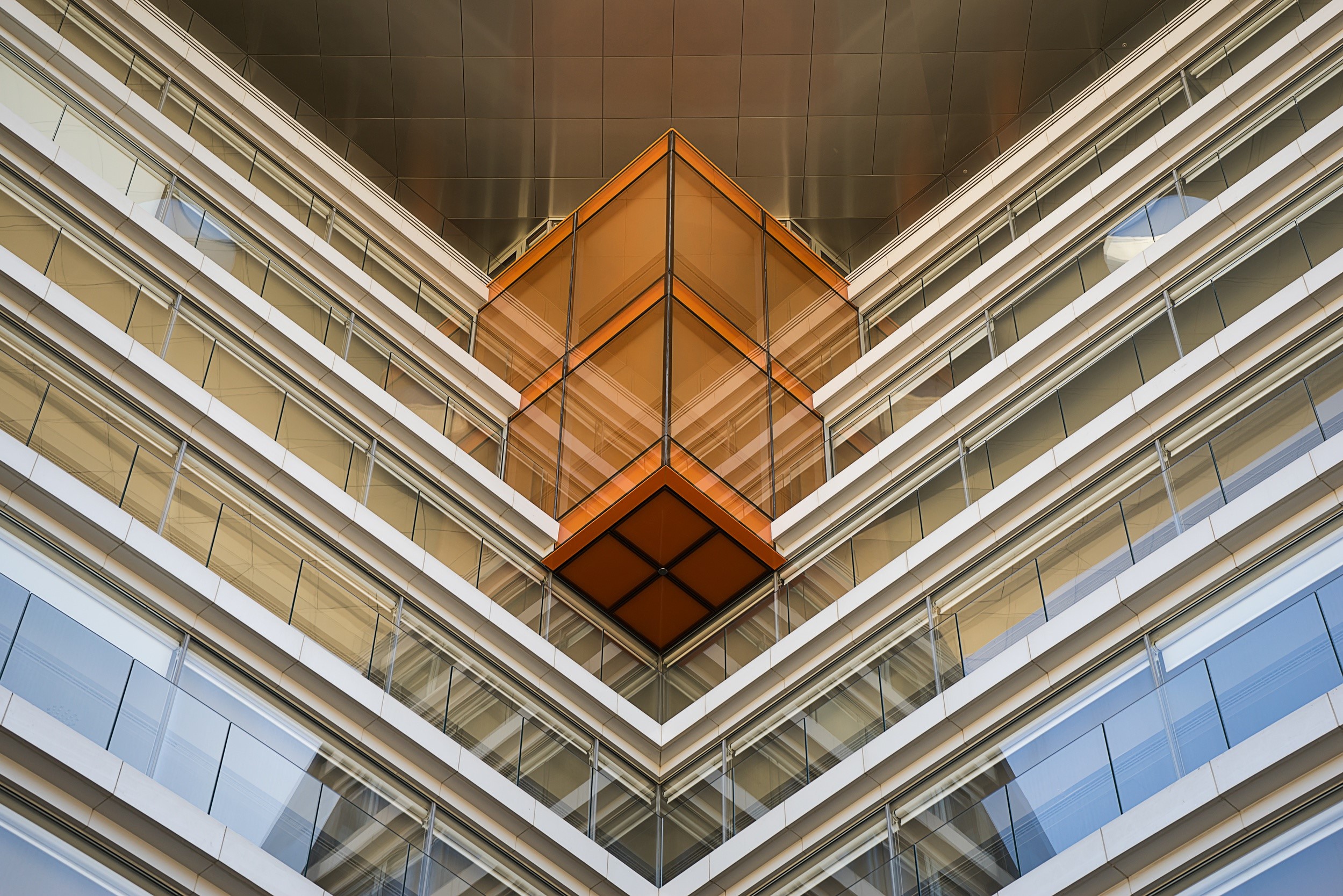 building, glass, architecture, HD Wallpaper