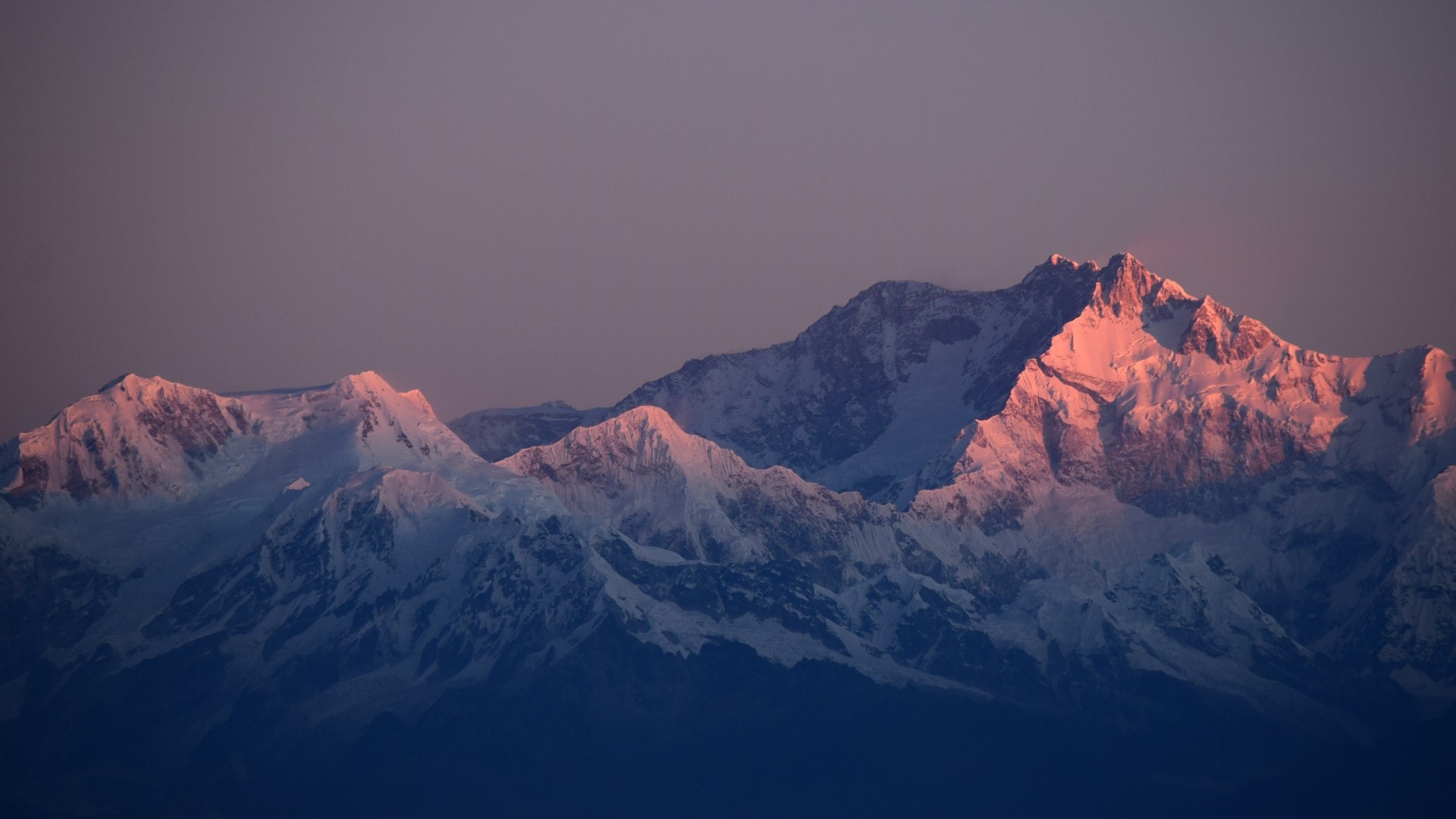 Kangchenjunga, mountains, nature, sunrise, HD Wallpaper