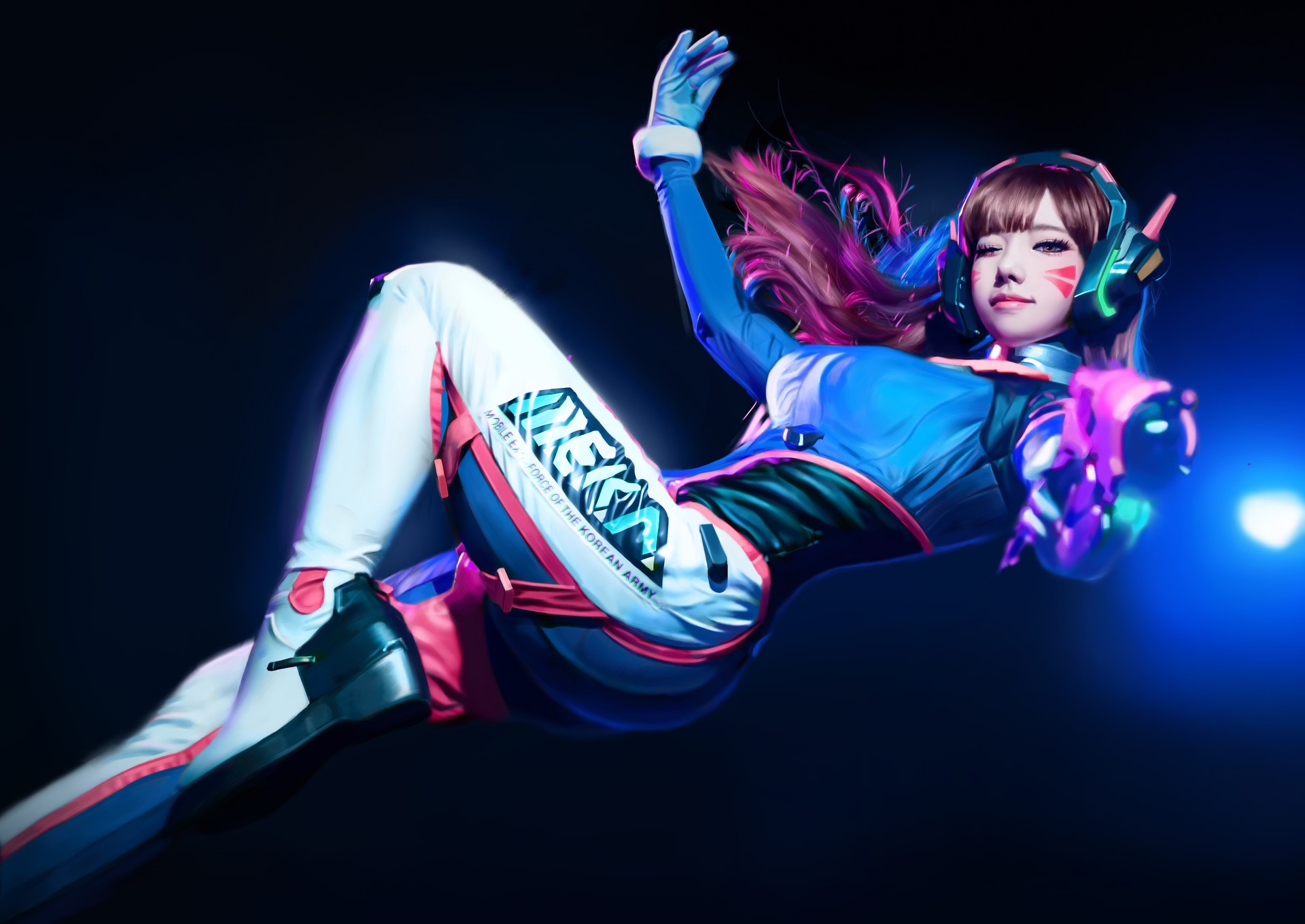 digital art, artwork, Overwatch, women, HD Wallpaper