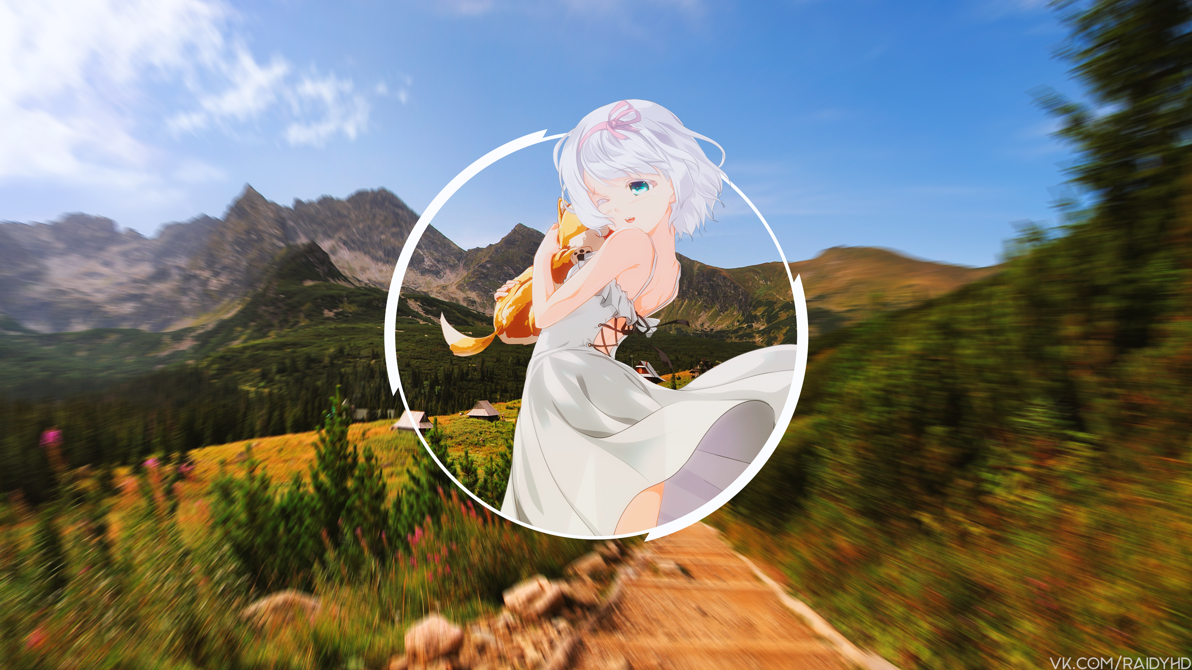 anime girls, anime, picture-in-picture, HD Wallpaper