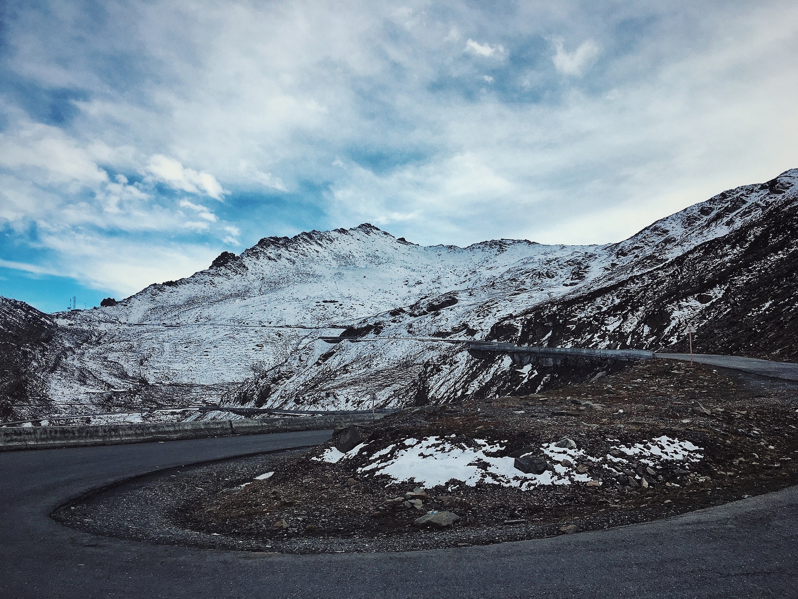 snow, mountains, nature, landscape, snowy peak, HD Wallpaper