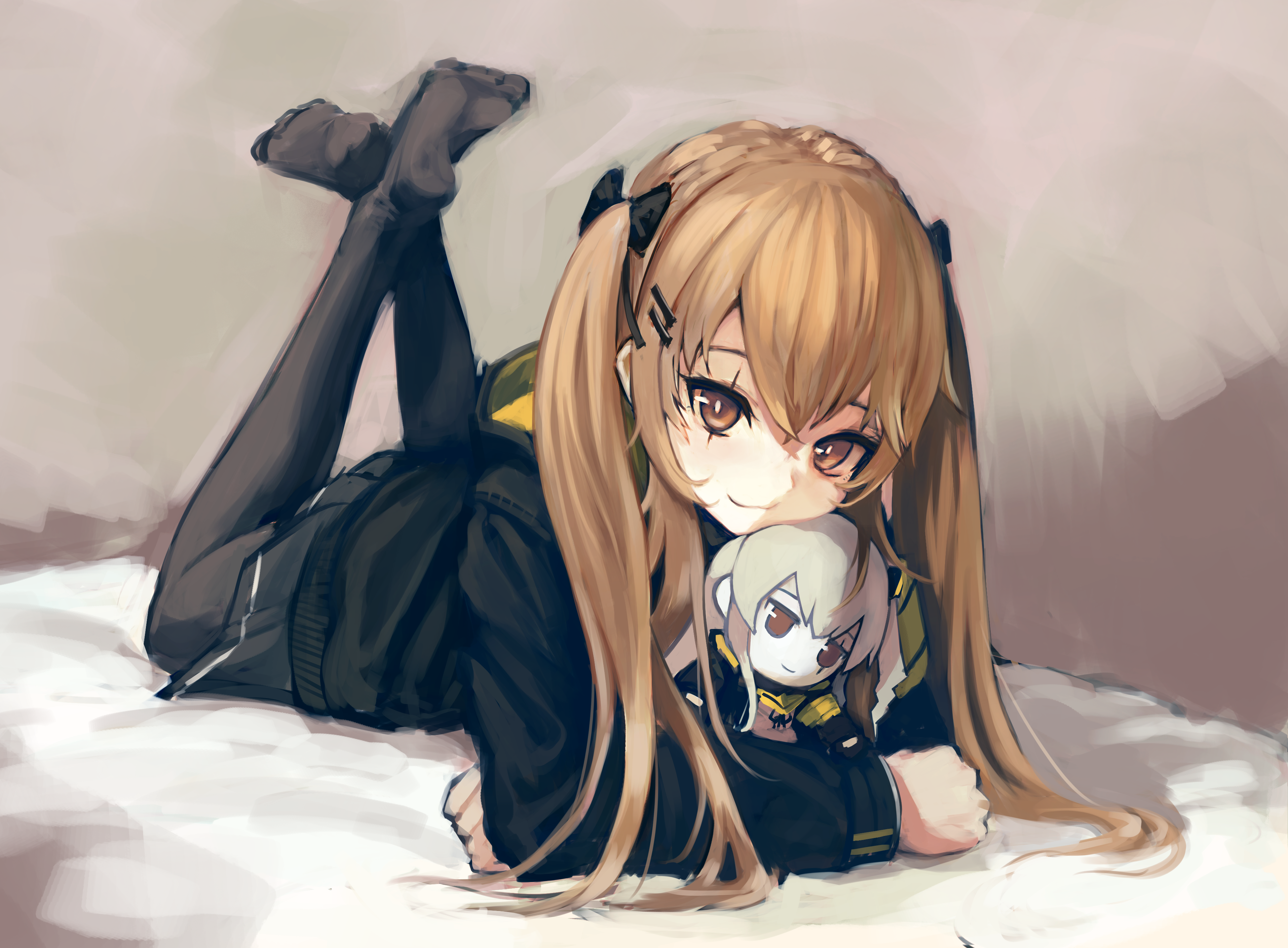 anime, anime girls, Girls Frontline, twintails, UMP9 (Girls Frontline), HD Wallpaper