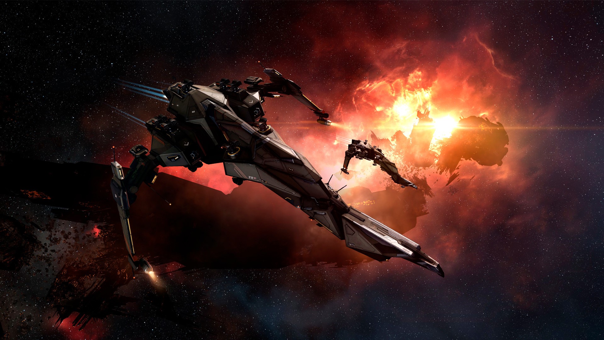 EVE Online, spaceship, science fiction, PC gaming, HD Wallpaper