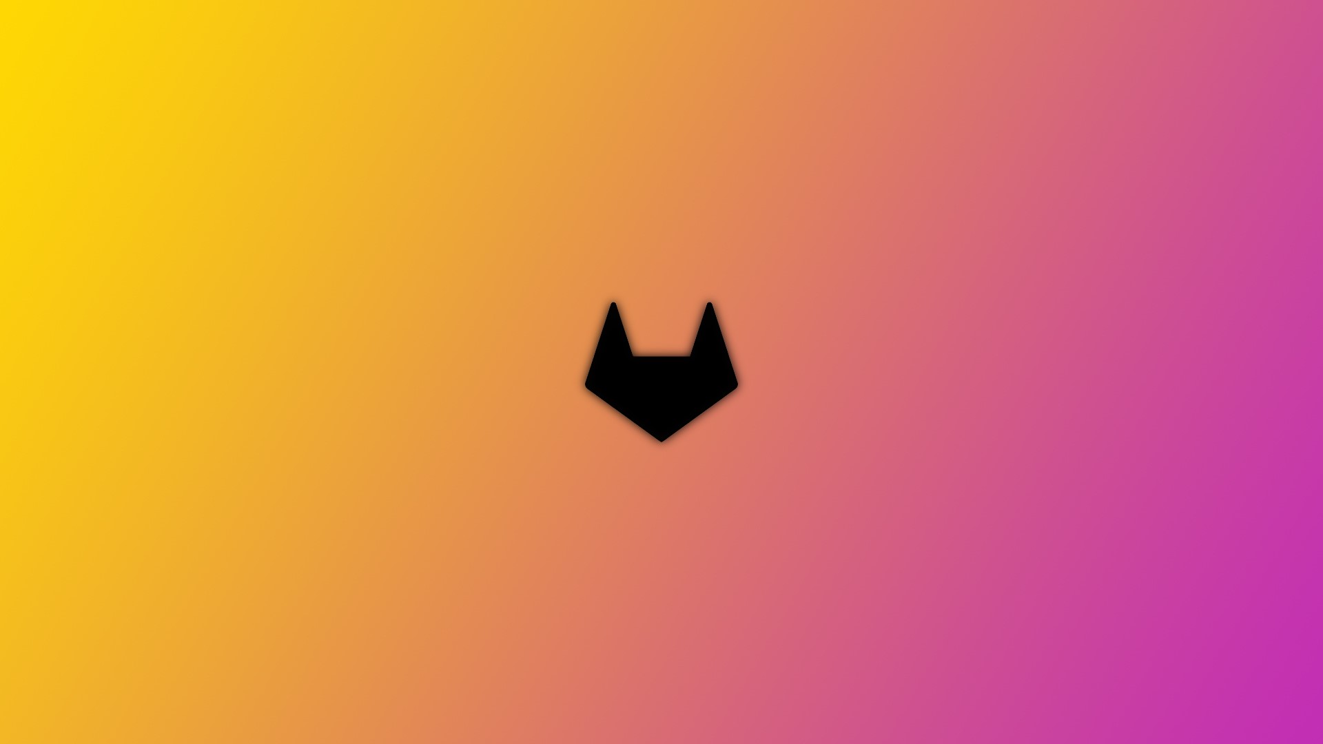 yellow, purple background, fox, HD Wallpaper