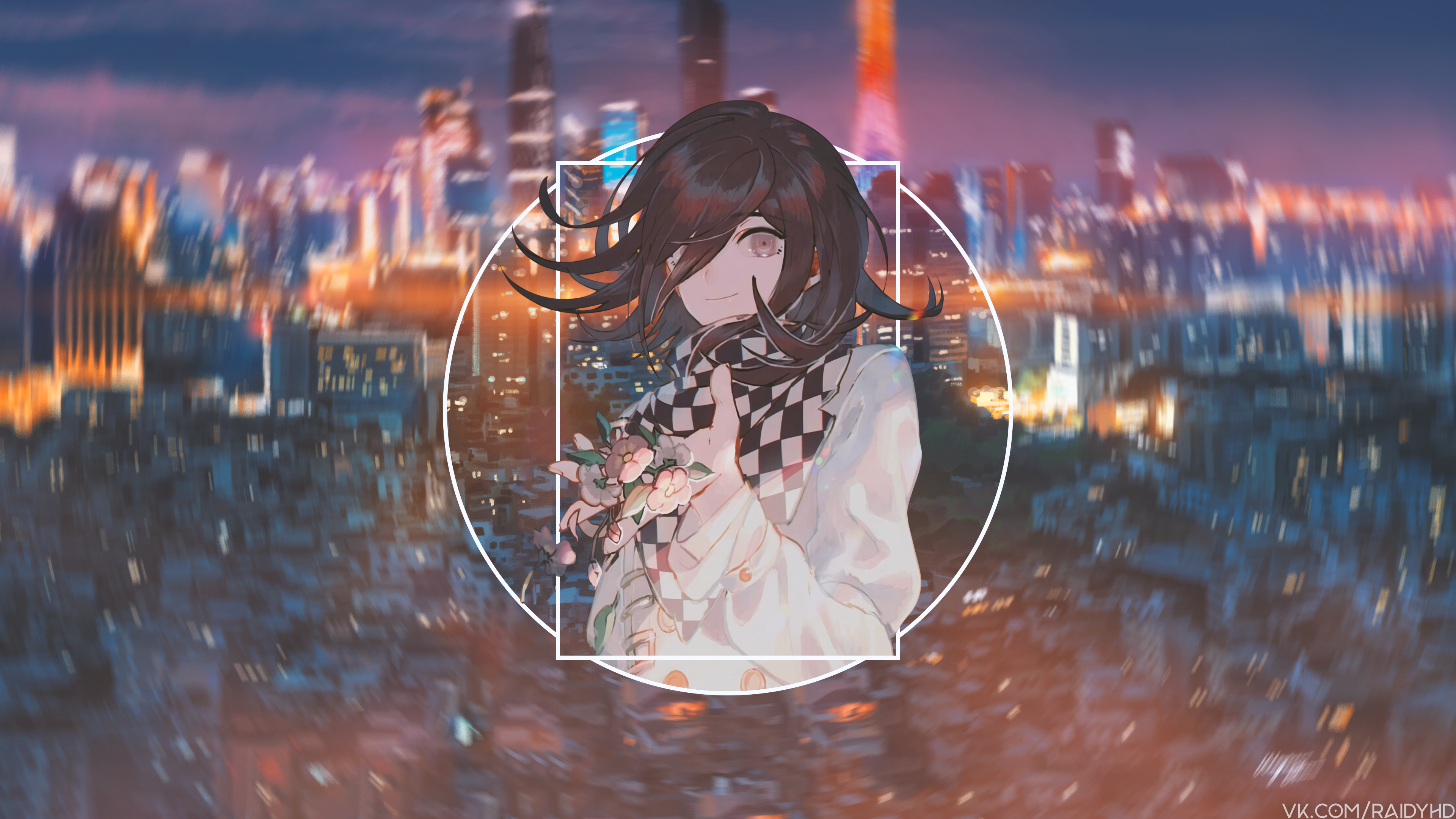 anime, anime girls, picture-in-picture, HD Wallpaper