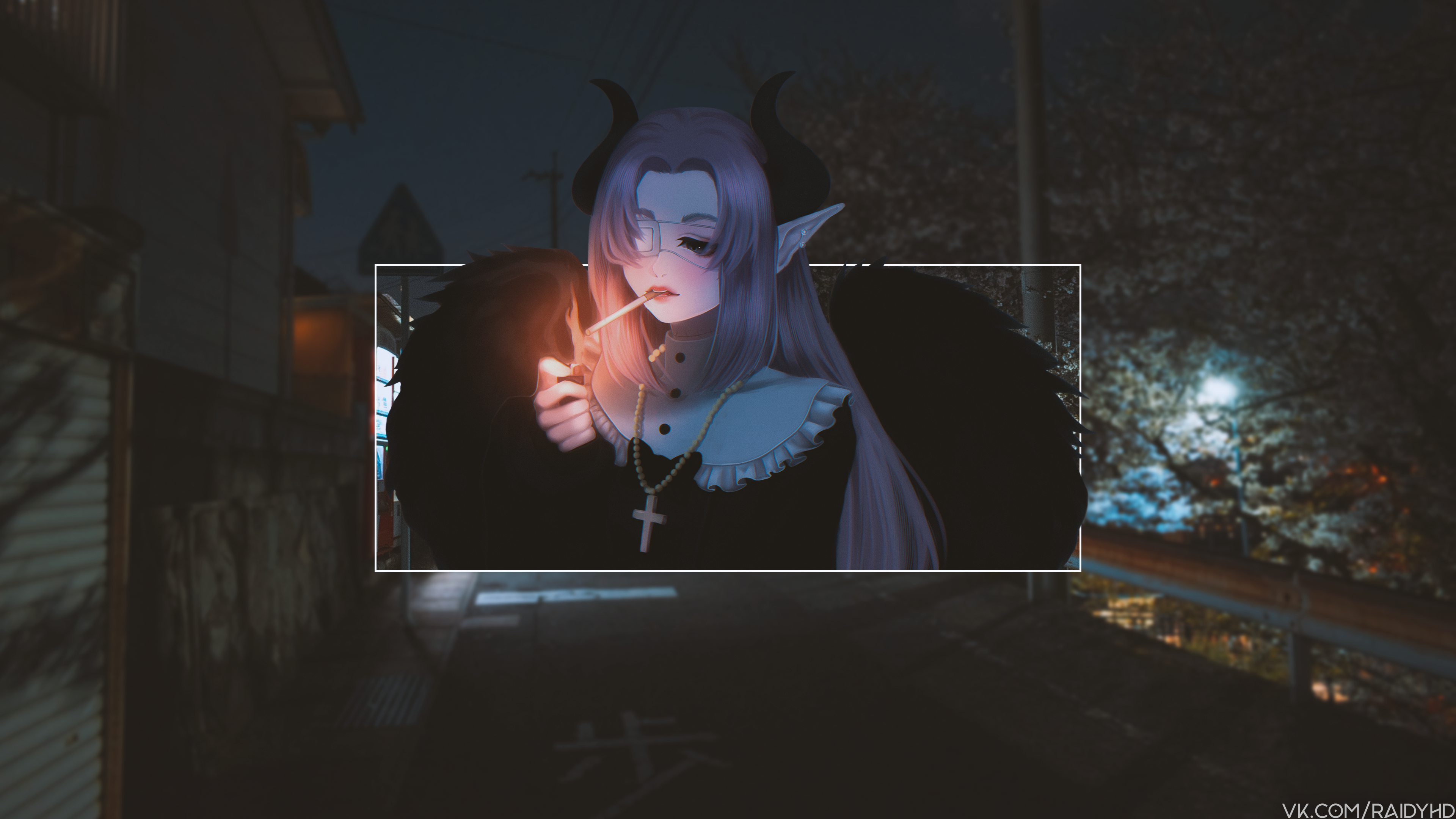 anime girls, picture-in-picture, anime, HD Wallpaper