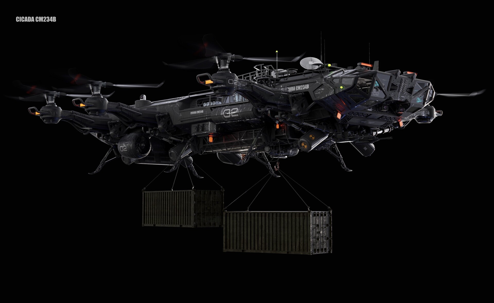 vehicle, render, digital art, futuristic, HD Wallpaper