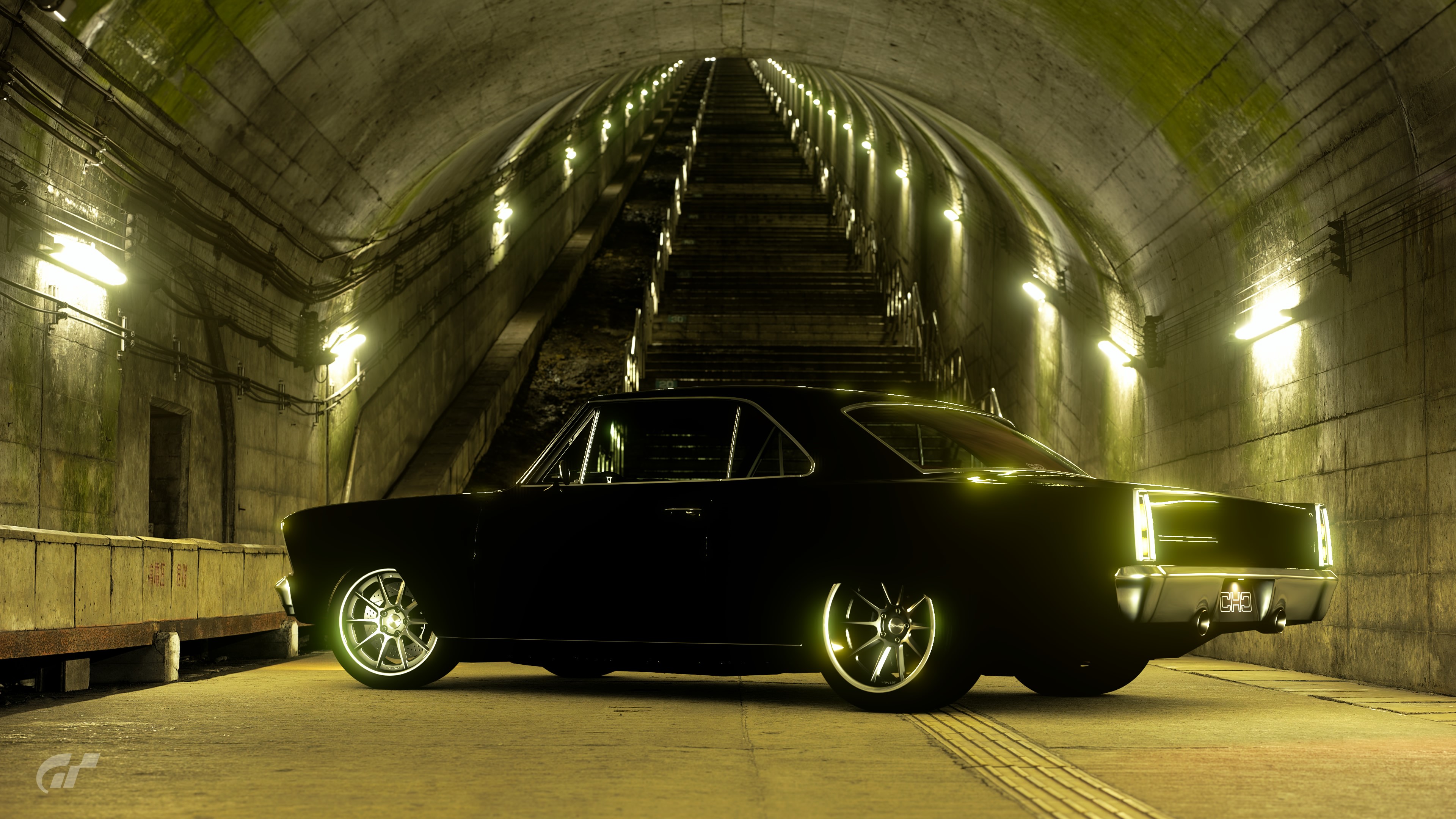 landscape, Gran Turismo, PlayStation, Chevy, sewers, HD Wallpaper