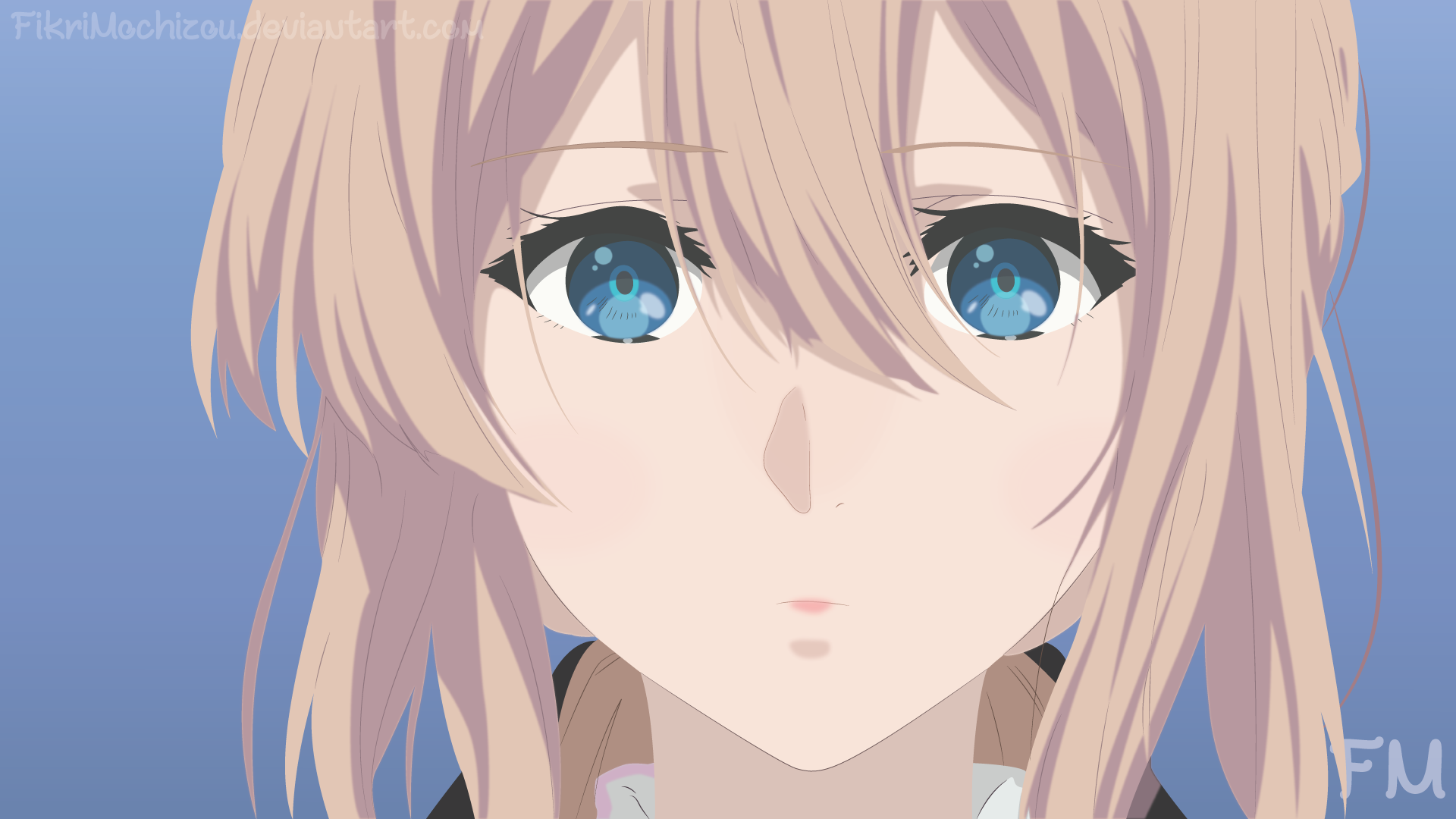 Violet Evergarden, anime girls, face, blonde, anime, HD Wallpaper