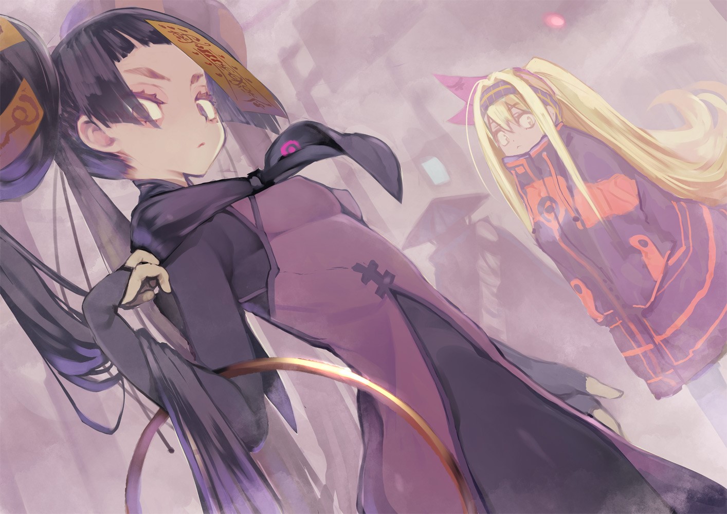 anime girls, anime, original characters, HD Wallpaper