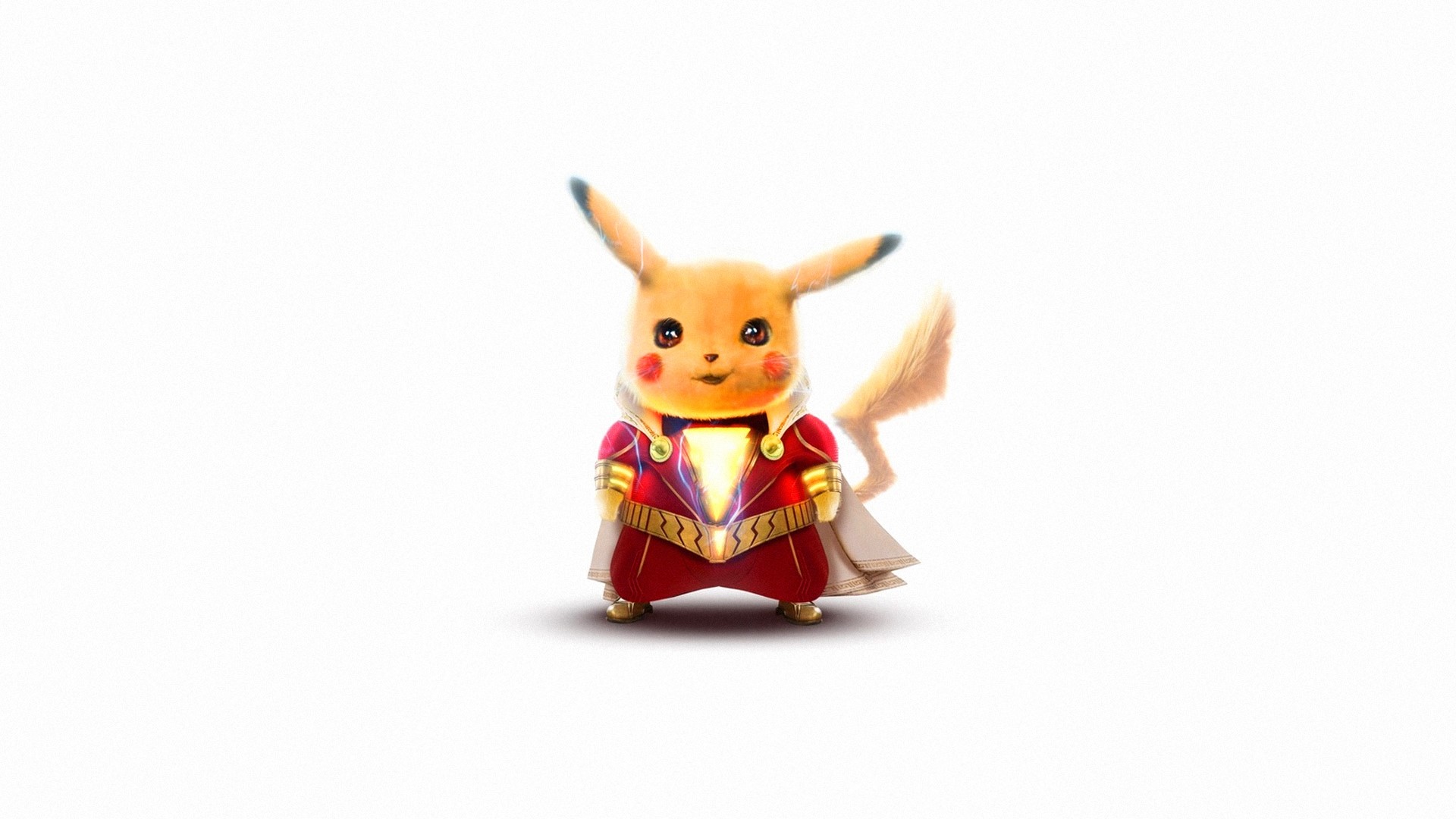Pikachu, Shazam, DC Comics, comics, HD Wallpaper