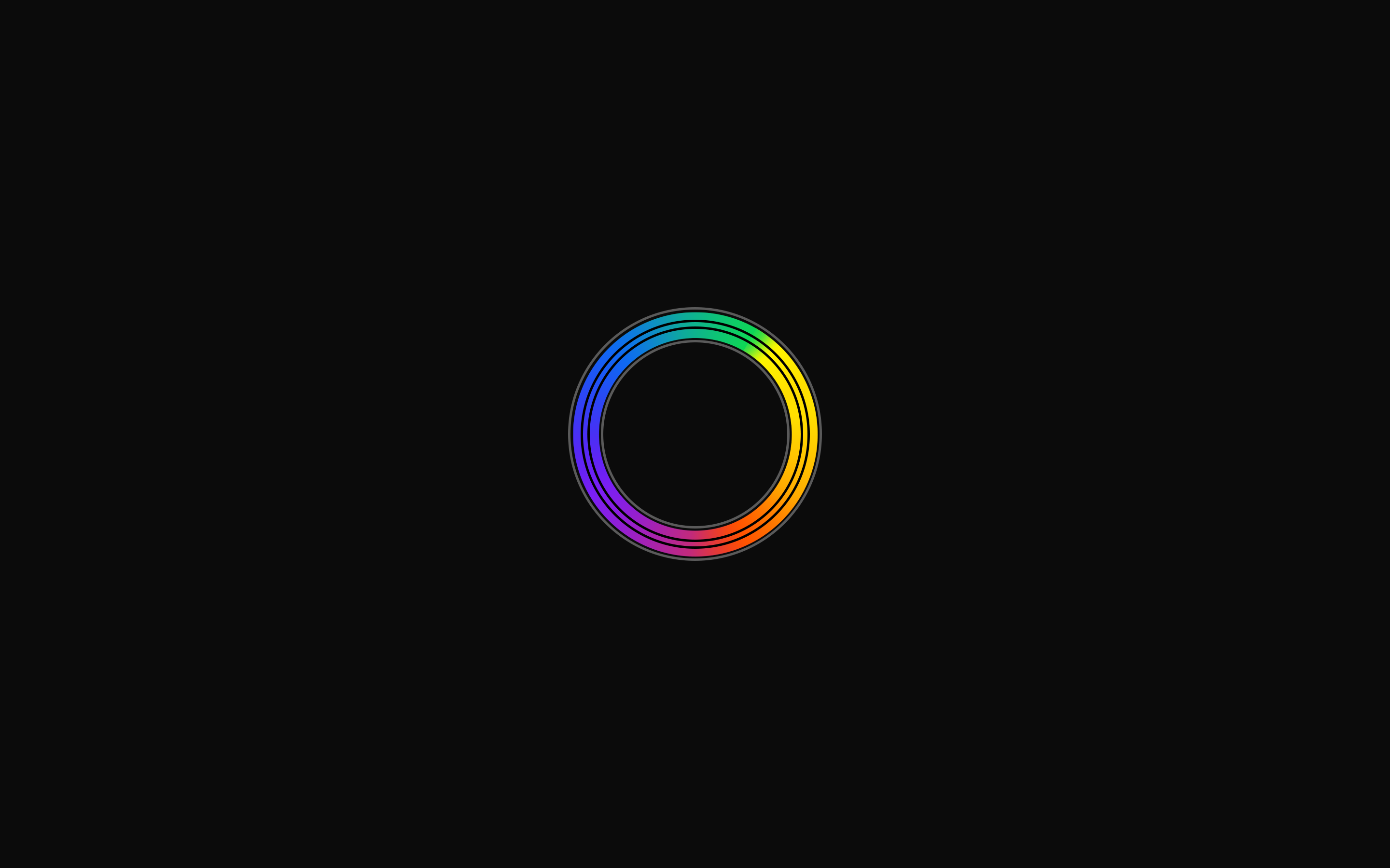 minimalism, colorful, circle, artwork, simple background, HD Wallpaper
