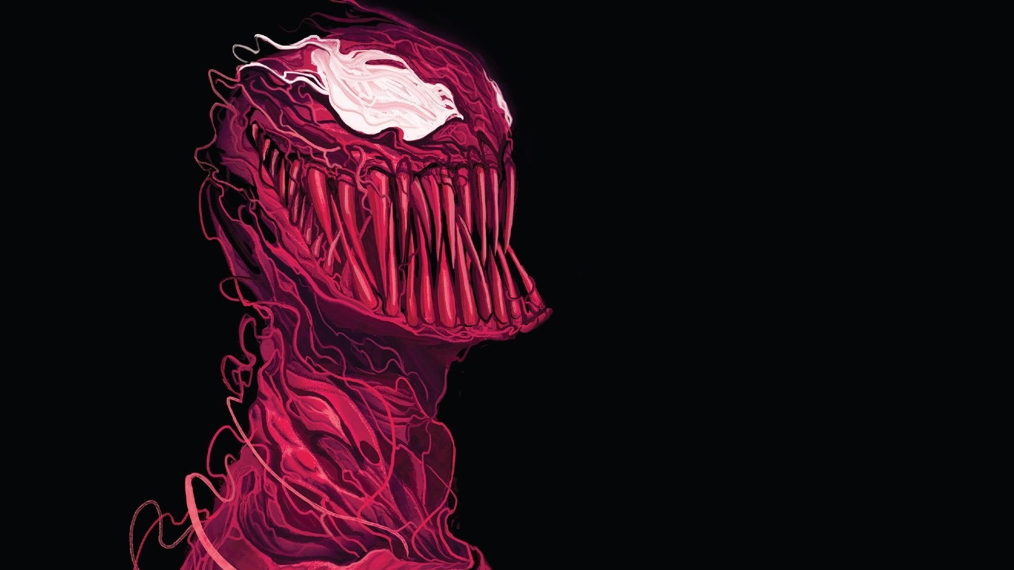 comics, comic art, comic books, Marvel Comics, Carnage, smiling, HD Wallpaper