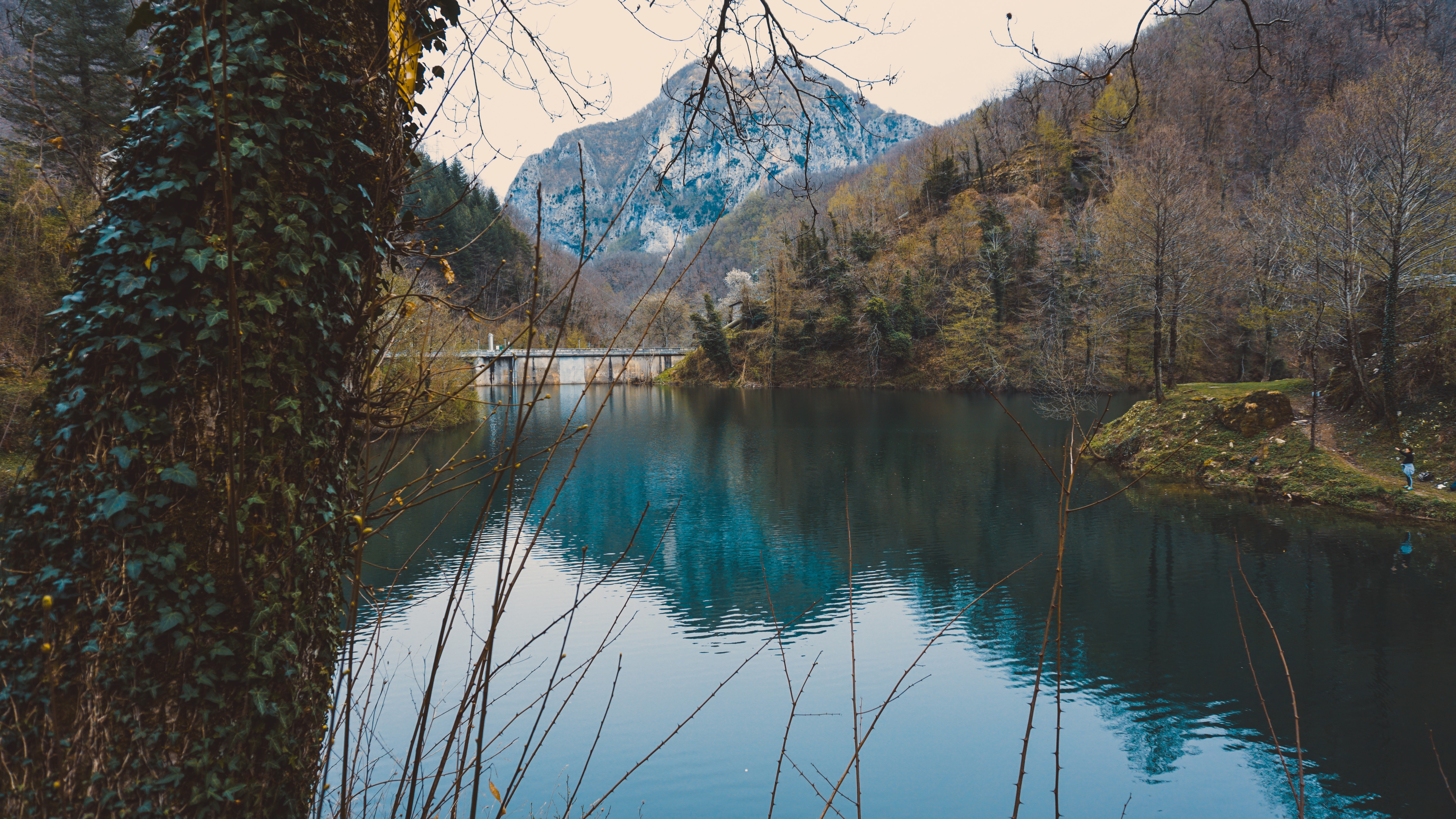 lake, water, nature, landscape, HD Wallpaper