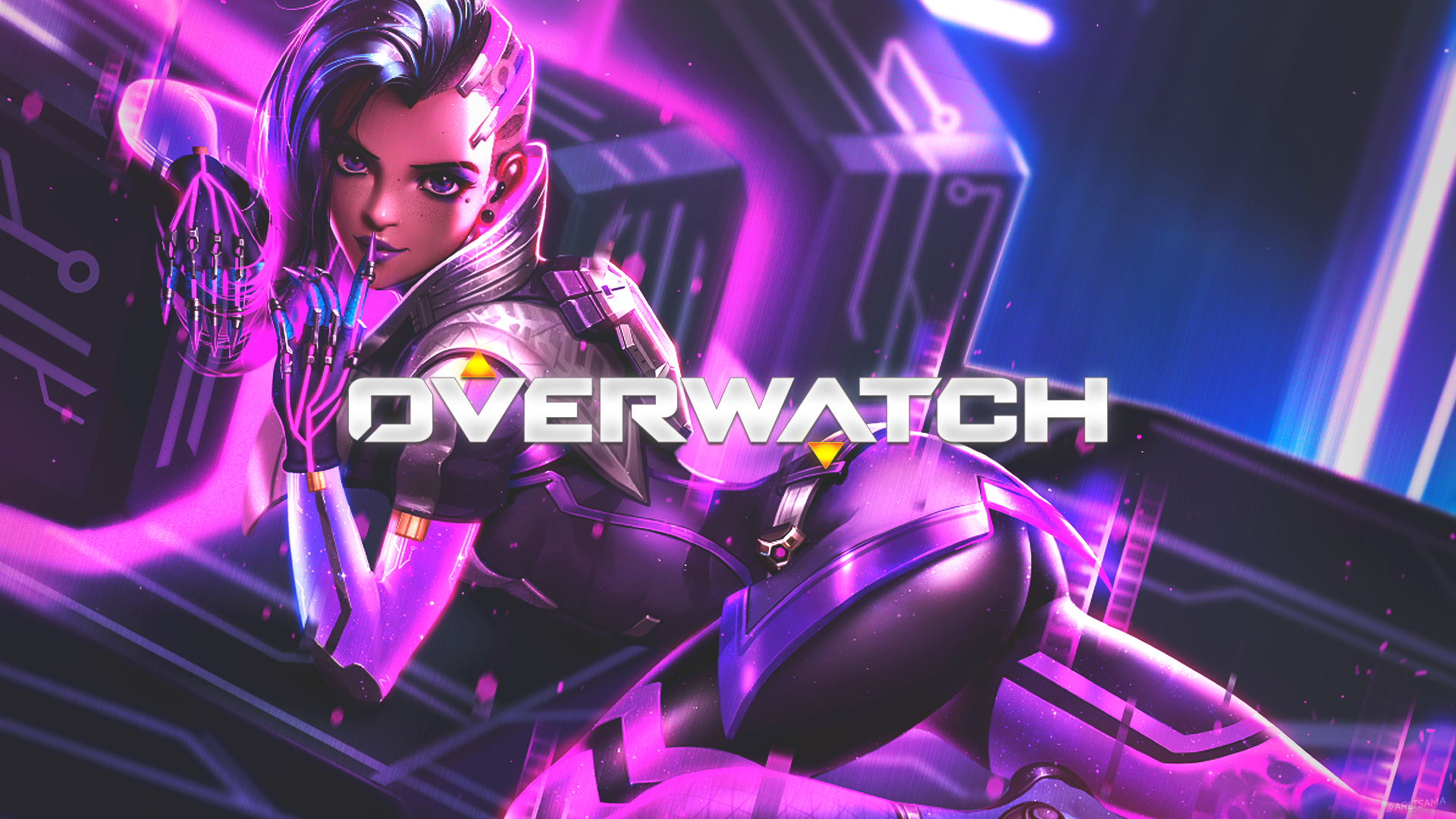 Overwatch, Sombra (Overwatch), PC gaming, video games, HD Wallpaper