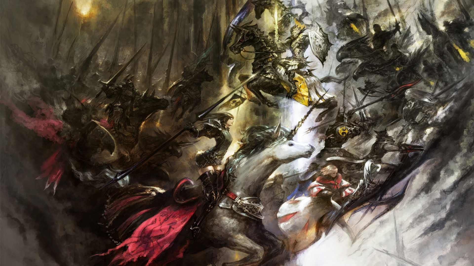 Final Fantasy XIV: A Realm Reborn, fantasy art, digital art, game art, video game art, video games, HD Wallpaper