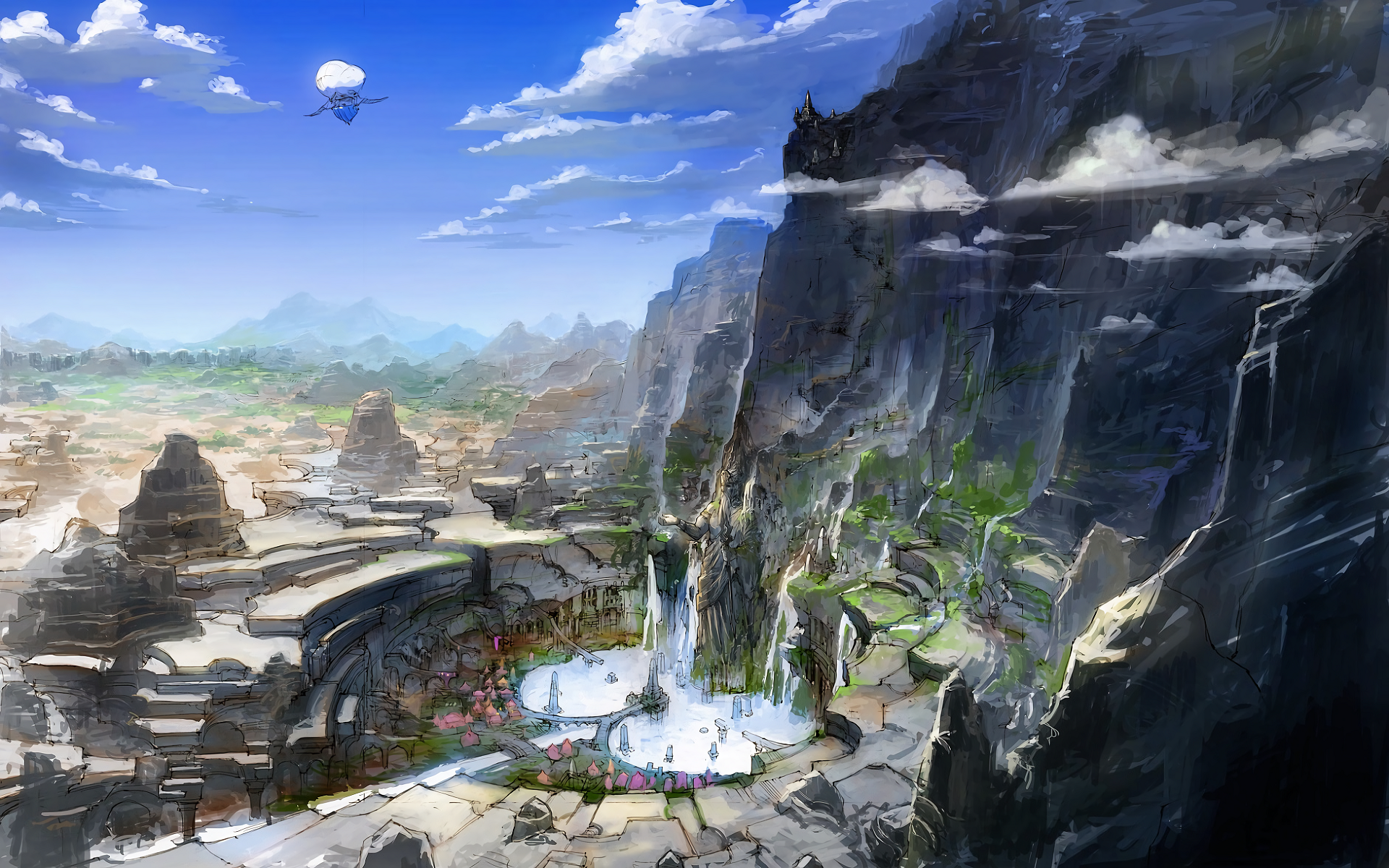 Final Fantasy XIV: A Realm Reborn, fantasy art, digital art, game art, video game art, video games, HD Wallpaper