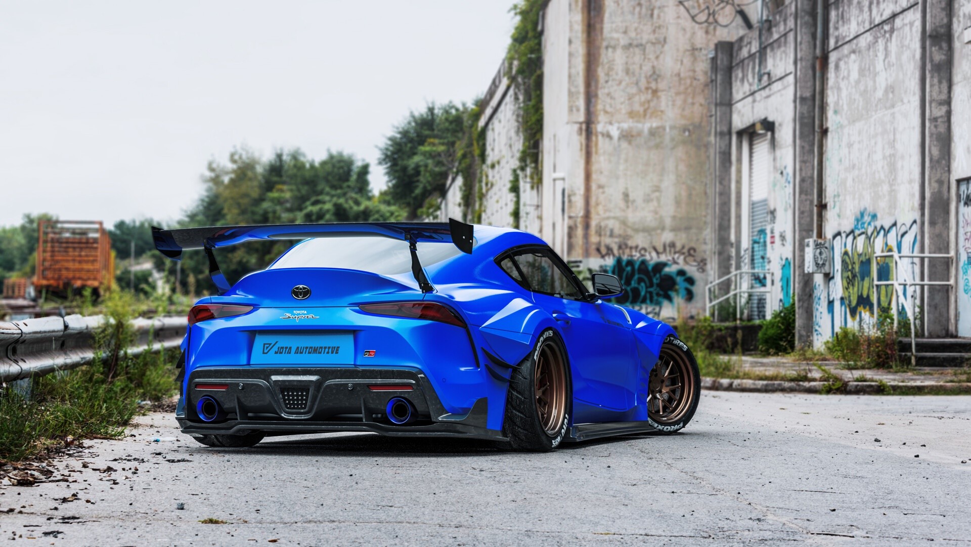 Toyota, Toyota Supra, car, blue cars, vehicle, HD Wallpaper