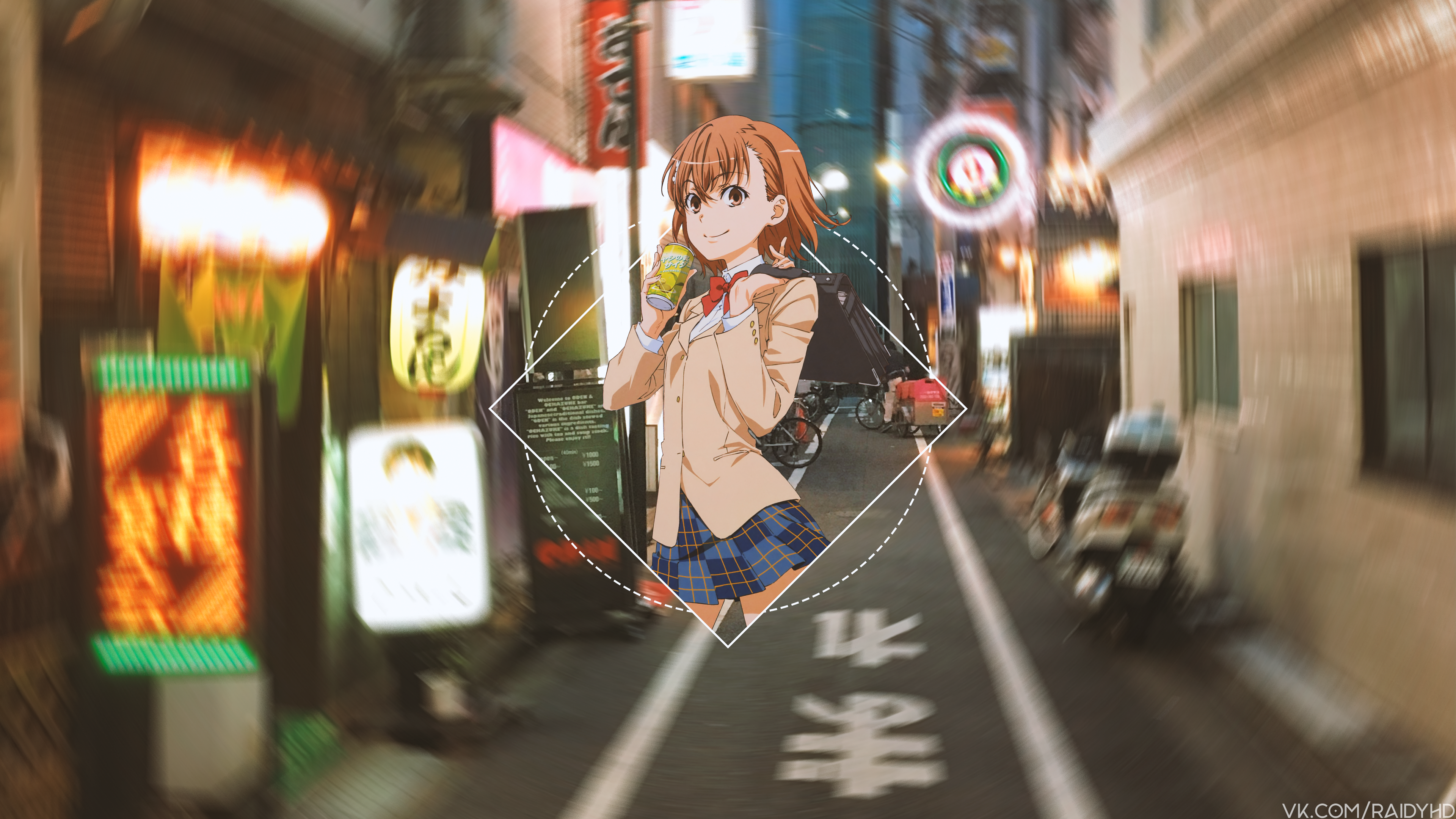 anime girls, anime, picture-in-picture, Misaka Mikoto, To Aru Kagaku no Railgun, HD Wallpaper