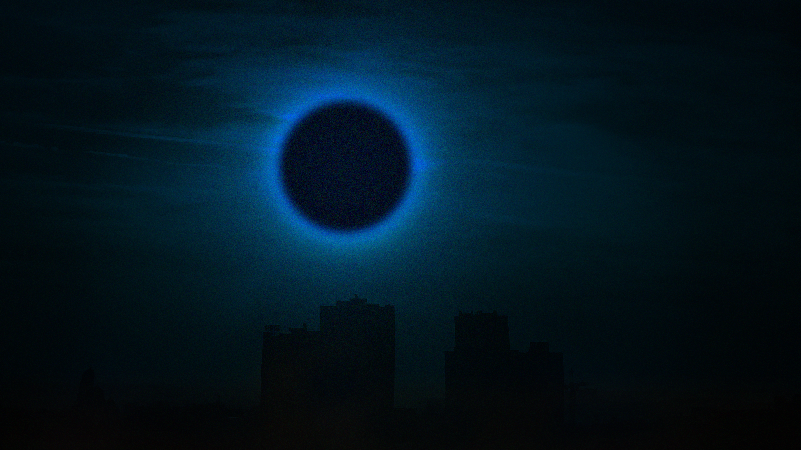 dark, sky, digital art, HD Wallpaper