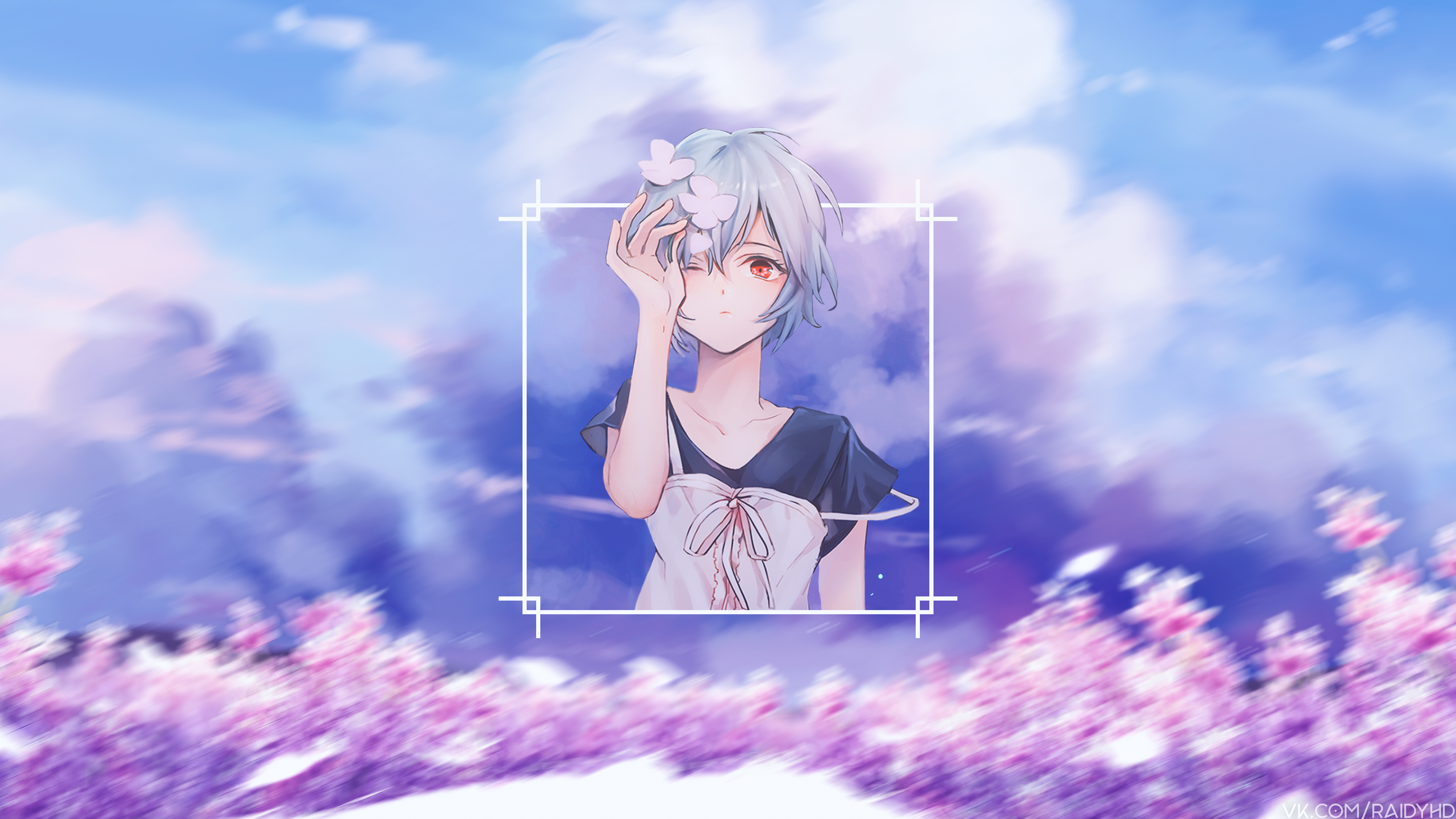 anime girls, anime, picture-in-picture, HD Wallpaper