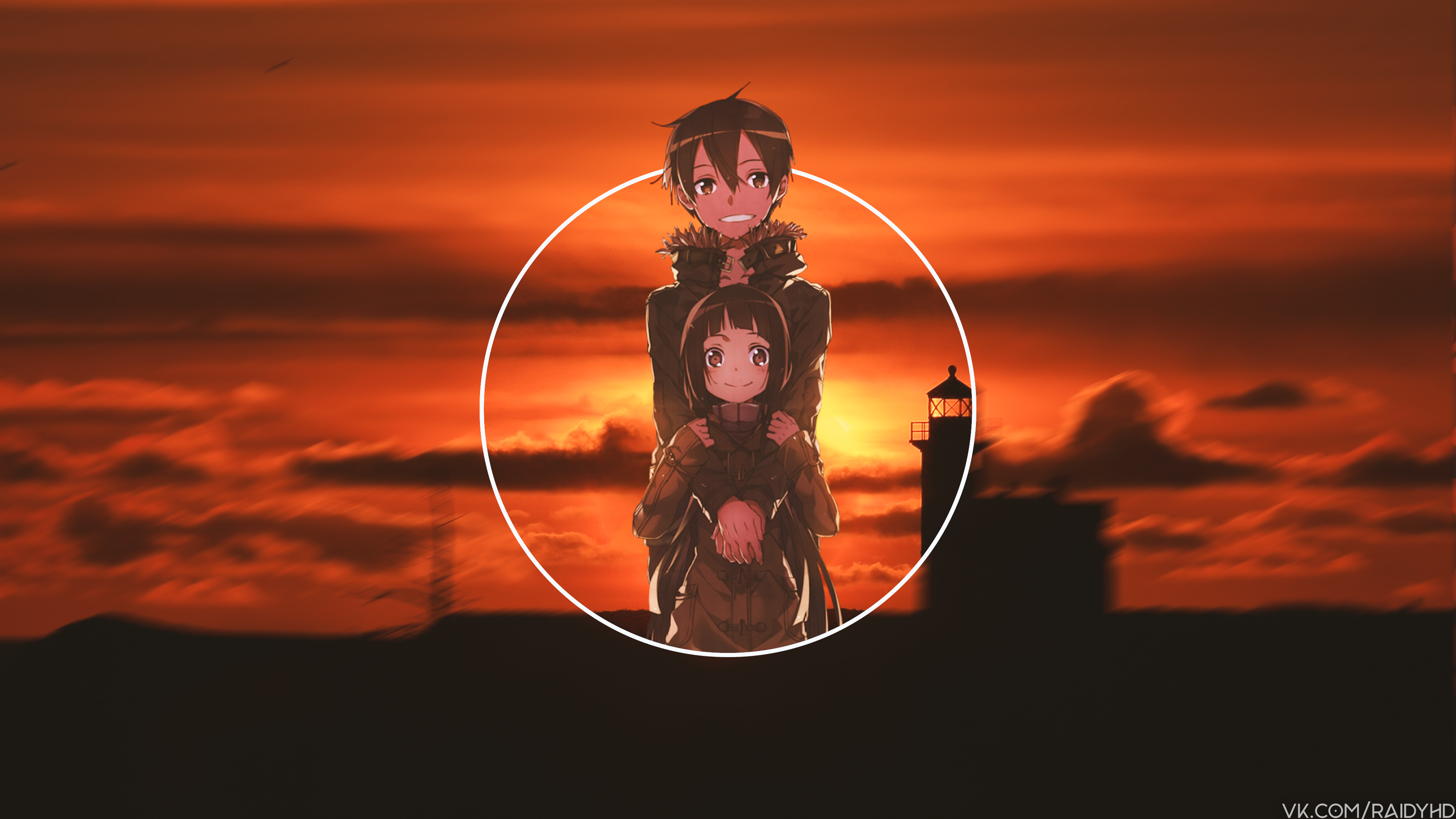 anime, Kirito (Sword Art Online), picture-in-picture, HD Wallpaper