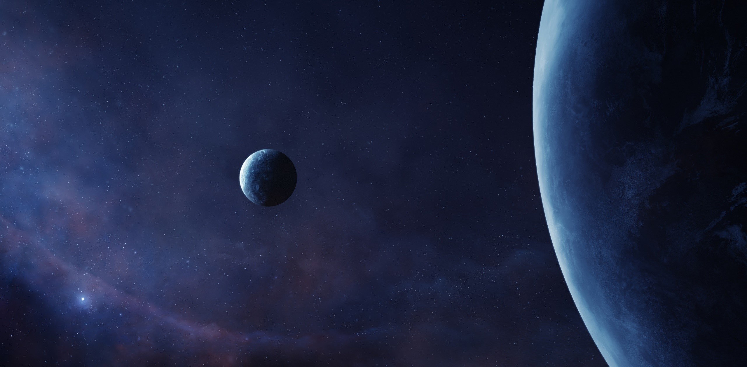 planet, space, space art, digital art, HD Wallpaper