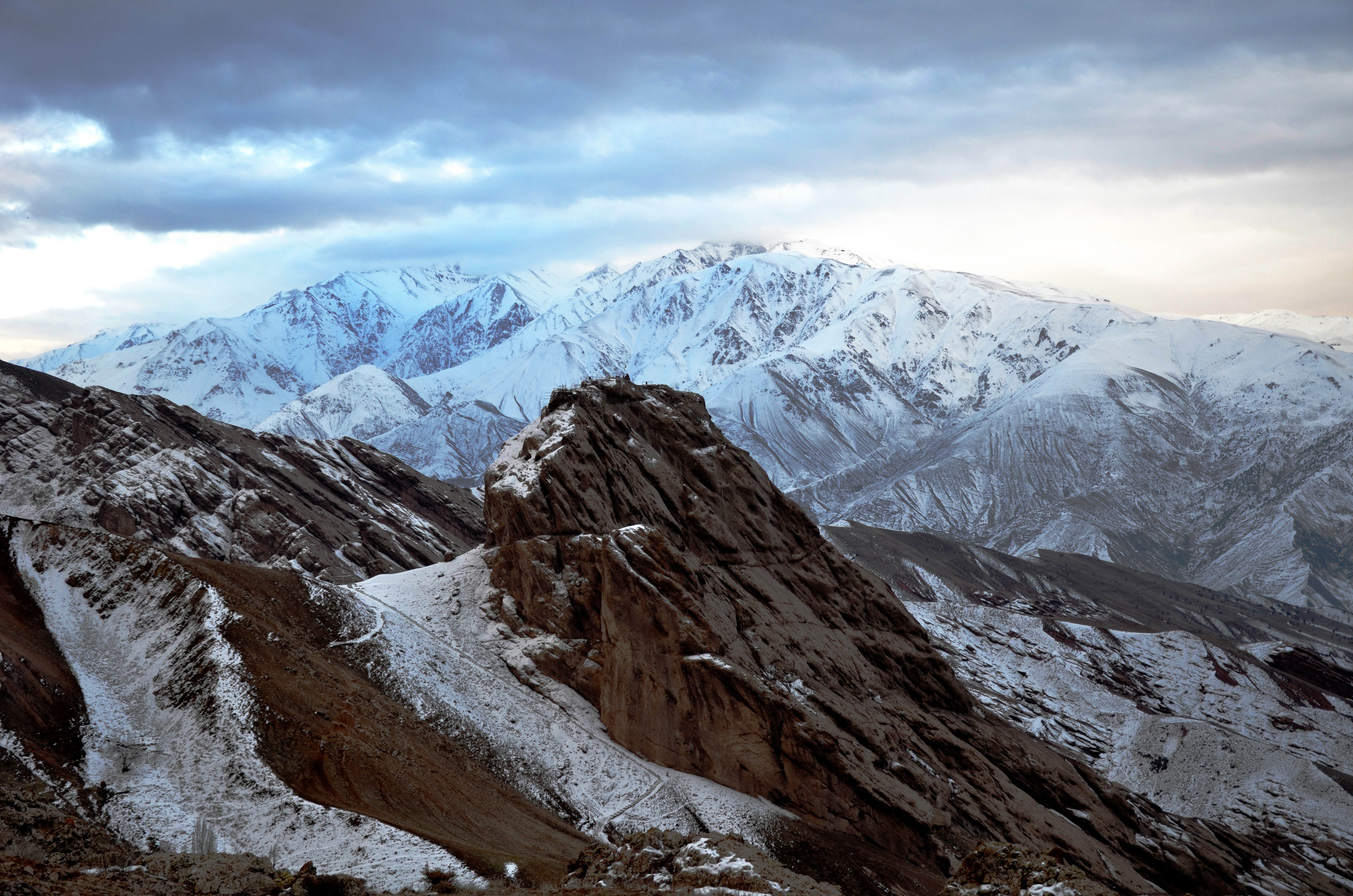 Iran, castle, landscape, HD Wallpaper