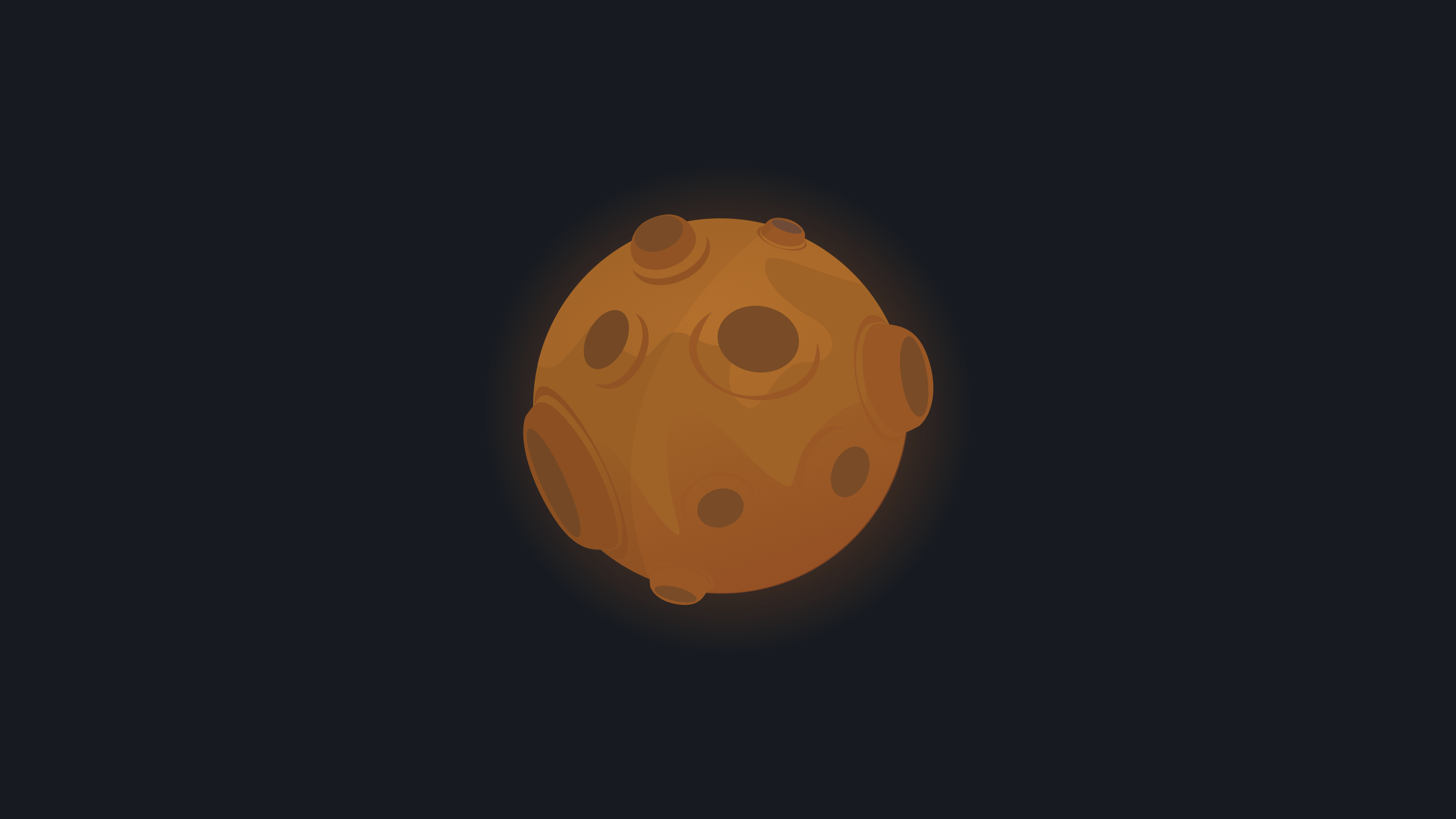 vector art, space, planet, Mars, HD Wallpaper