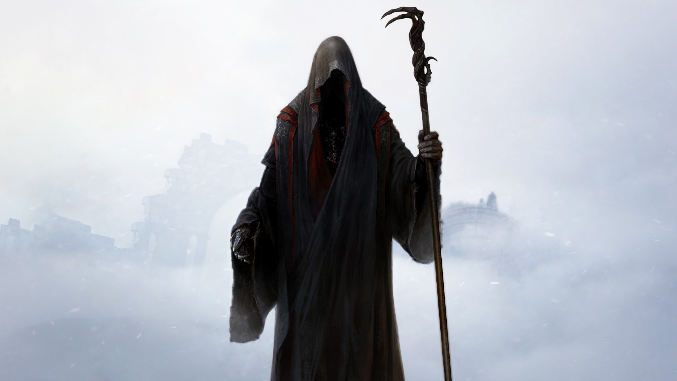 artwork, fantasy art, hoods, HD Wallpaper