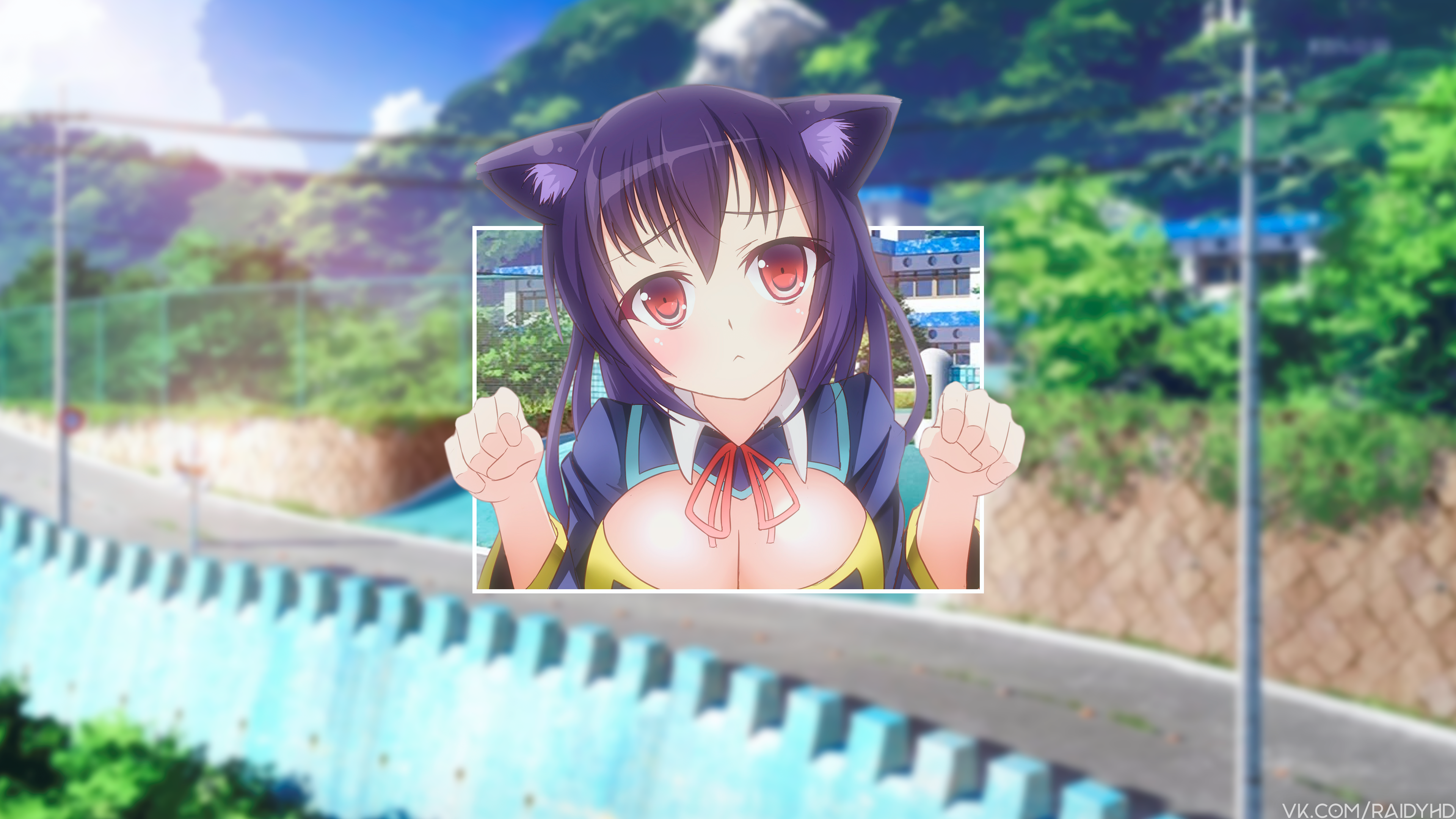 anime girls, picture-in-picture, anime, HD Wallpaper