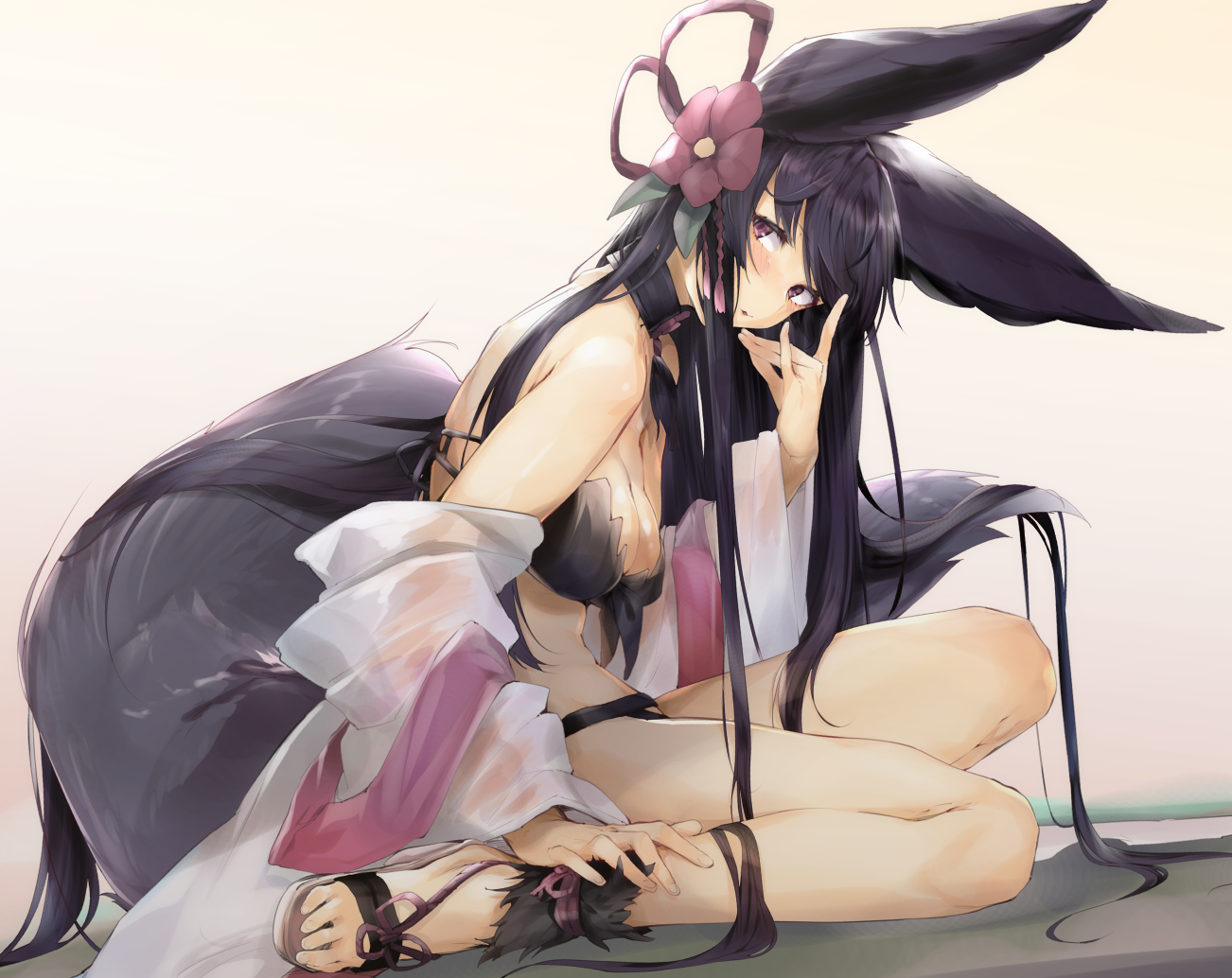 anime girls, anime, simple background, Granblue Fantasy, Yuel (Granblue Fantasy), HD Wallpaper