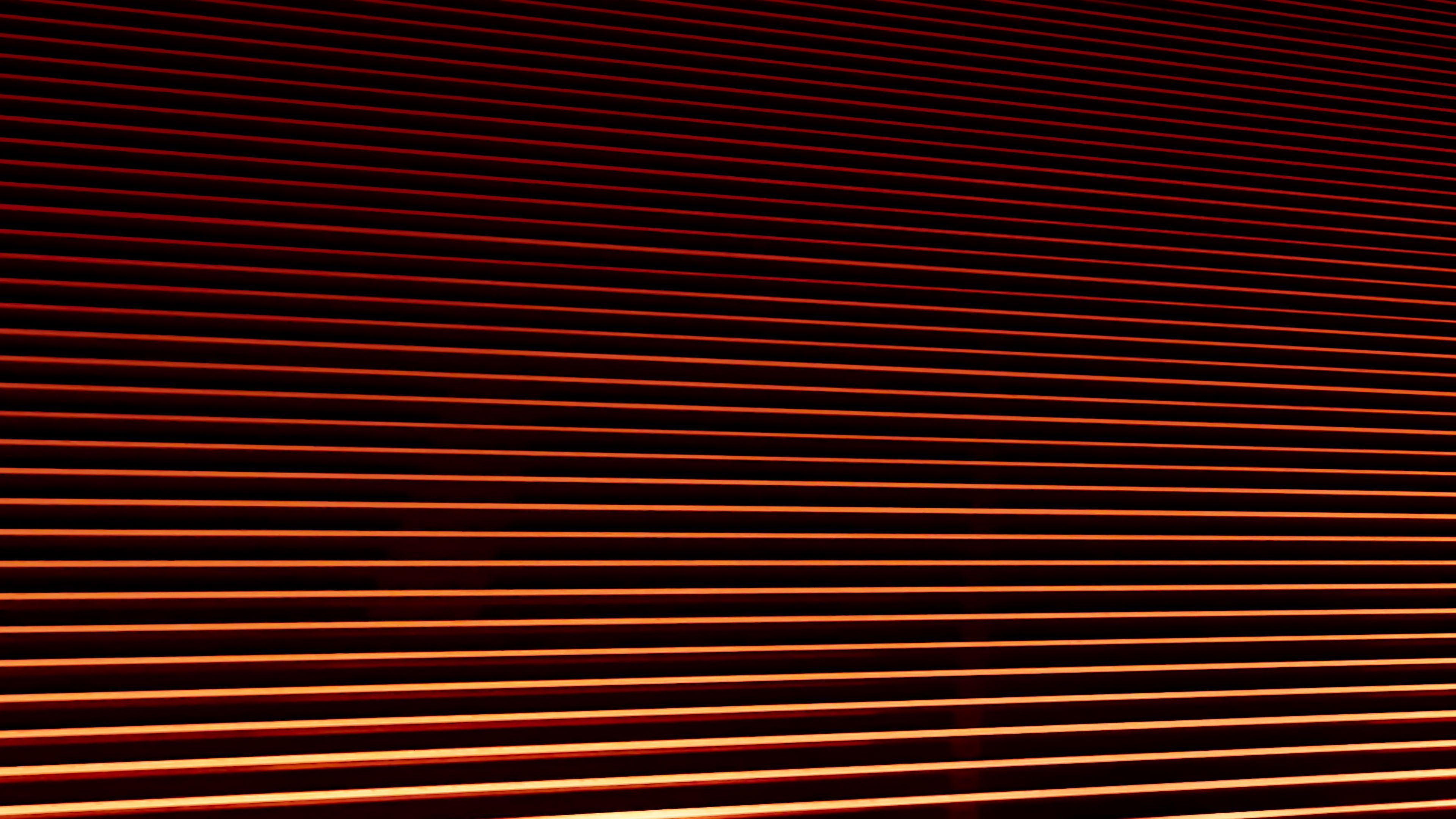 stairs, steps, lights, orange, architecture, contrast, wide, chisinau, moldova, 4k, HD Wallpaper