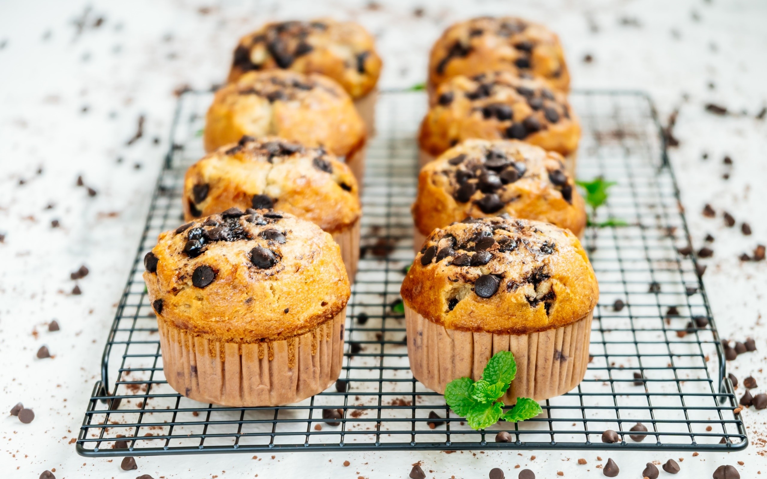 food, sweets, muffins, bright, HD Wallpaper