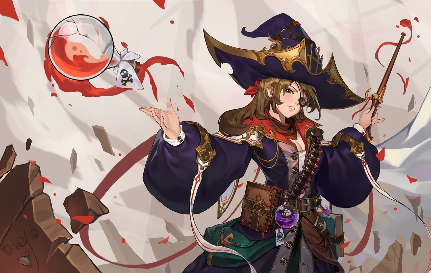 anime, anime girls, original characters, HD Wallpaper