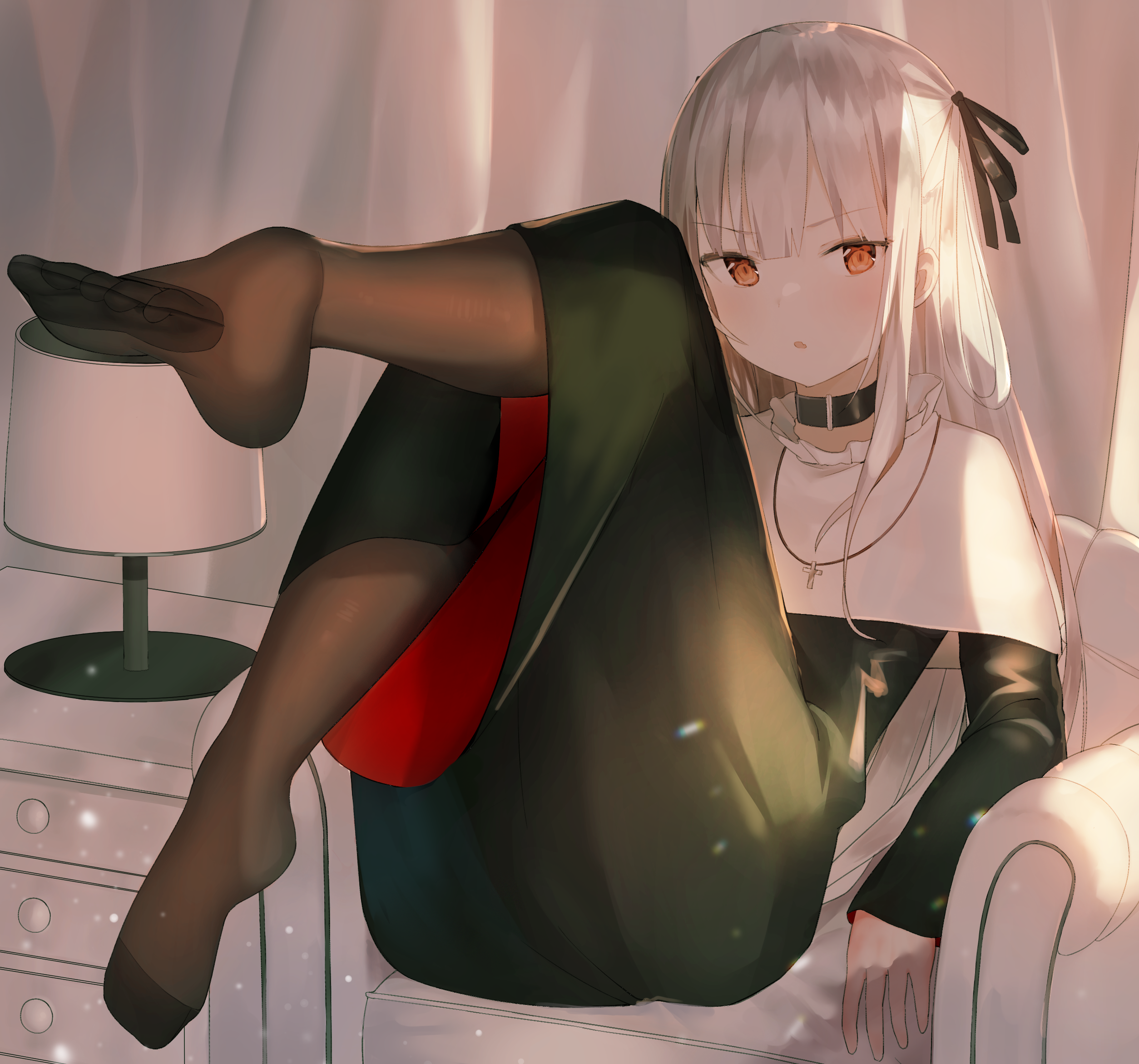 anime girls, anime, original characters, nuns, idemitsu, HD Wallpaper