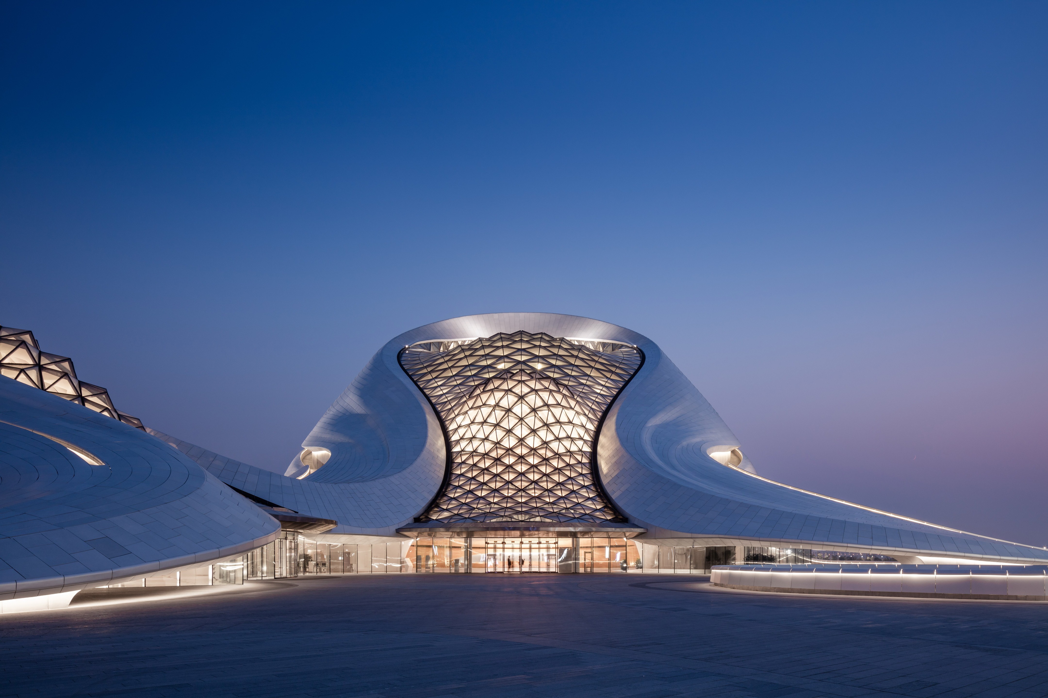 architecture, blue, building, modern, China, urban, HD Wallpaper