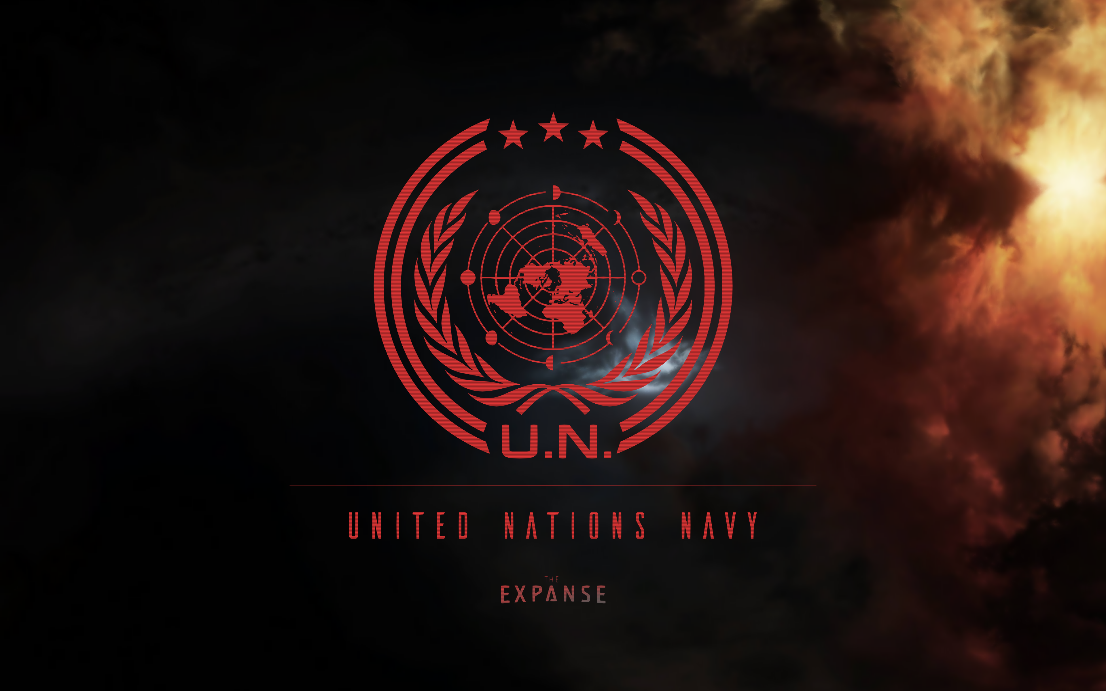 navy, red, The Expanse, HD Wallpaper