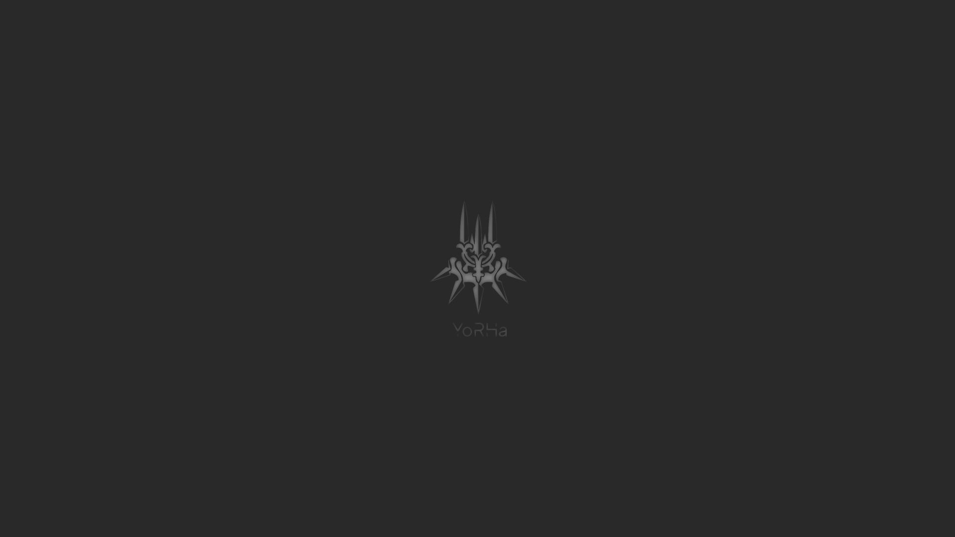 NieR, minimalism, simple, HD Wallpaper