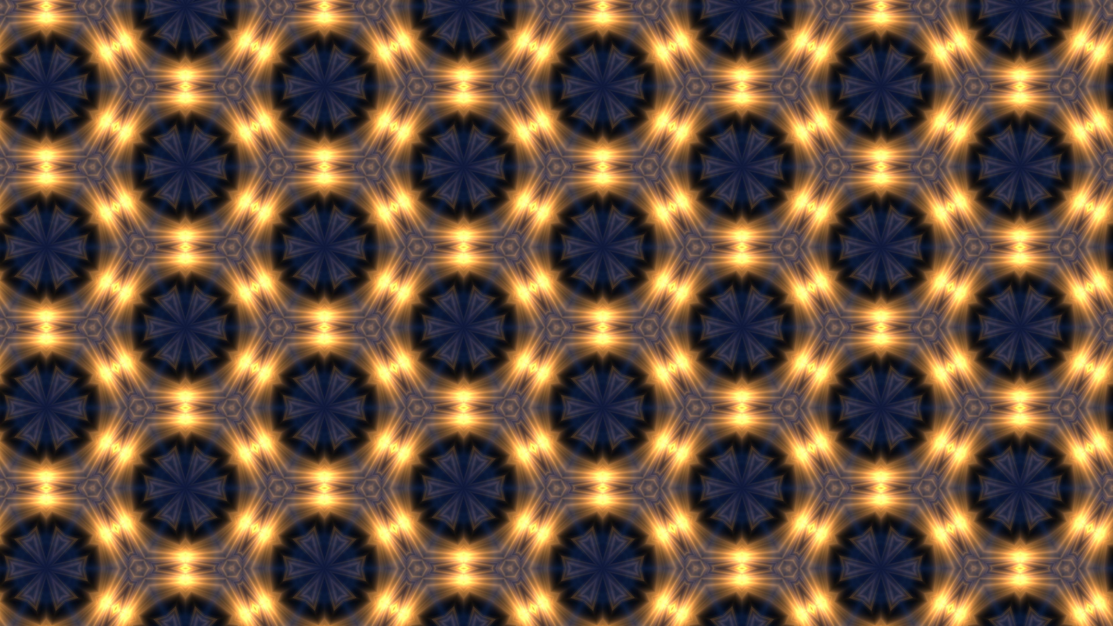 figure, pattern, glow, 4k, HD Wallpaper