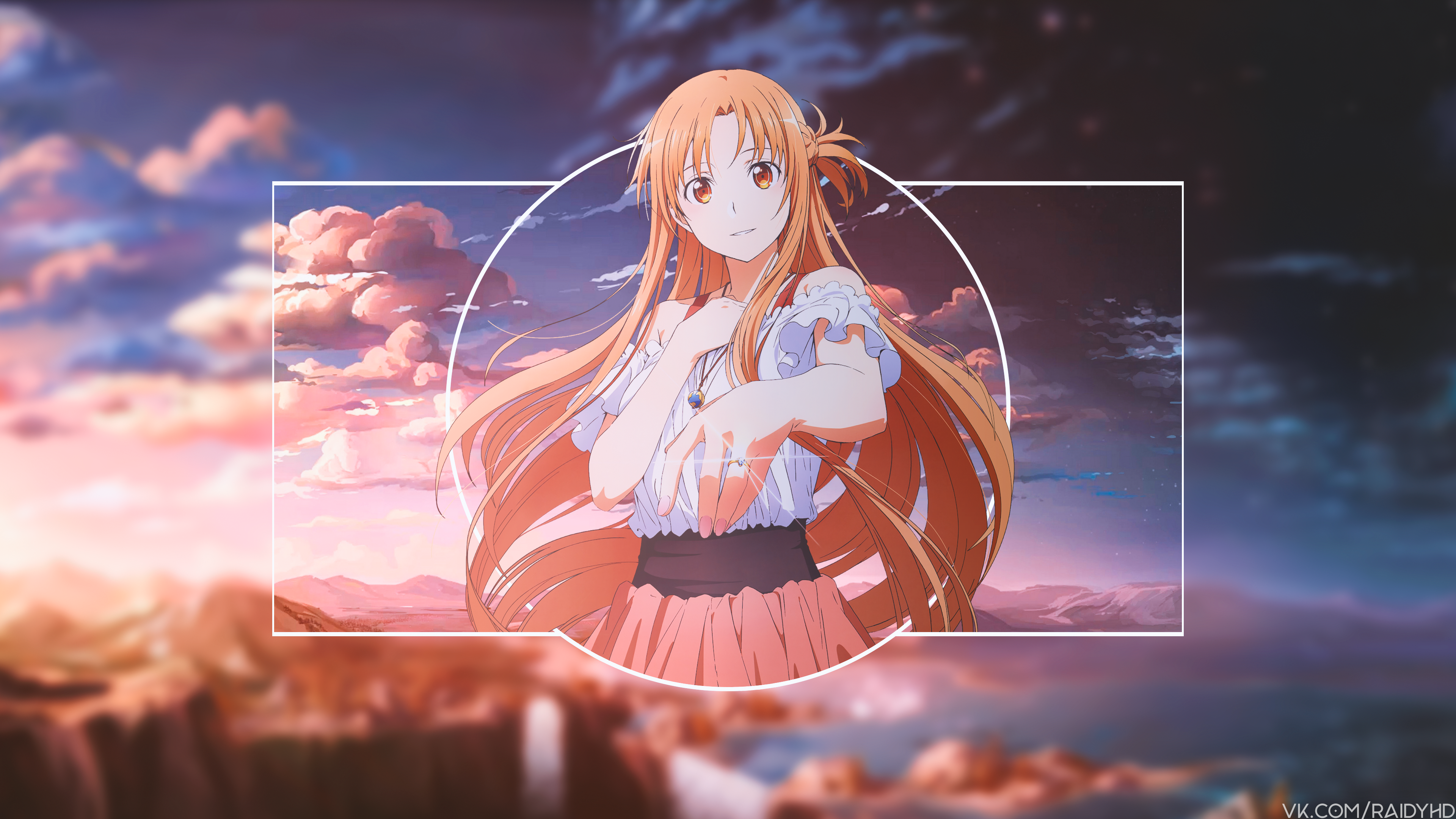 anime girls, anime, picture-in-picture, HD Wallpaper