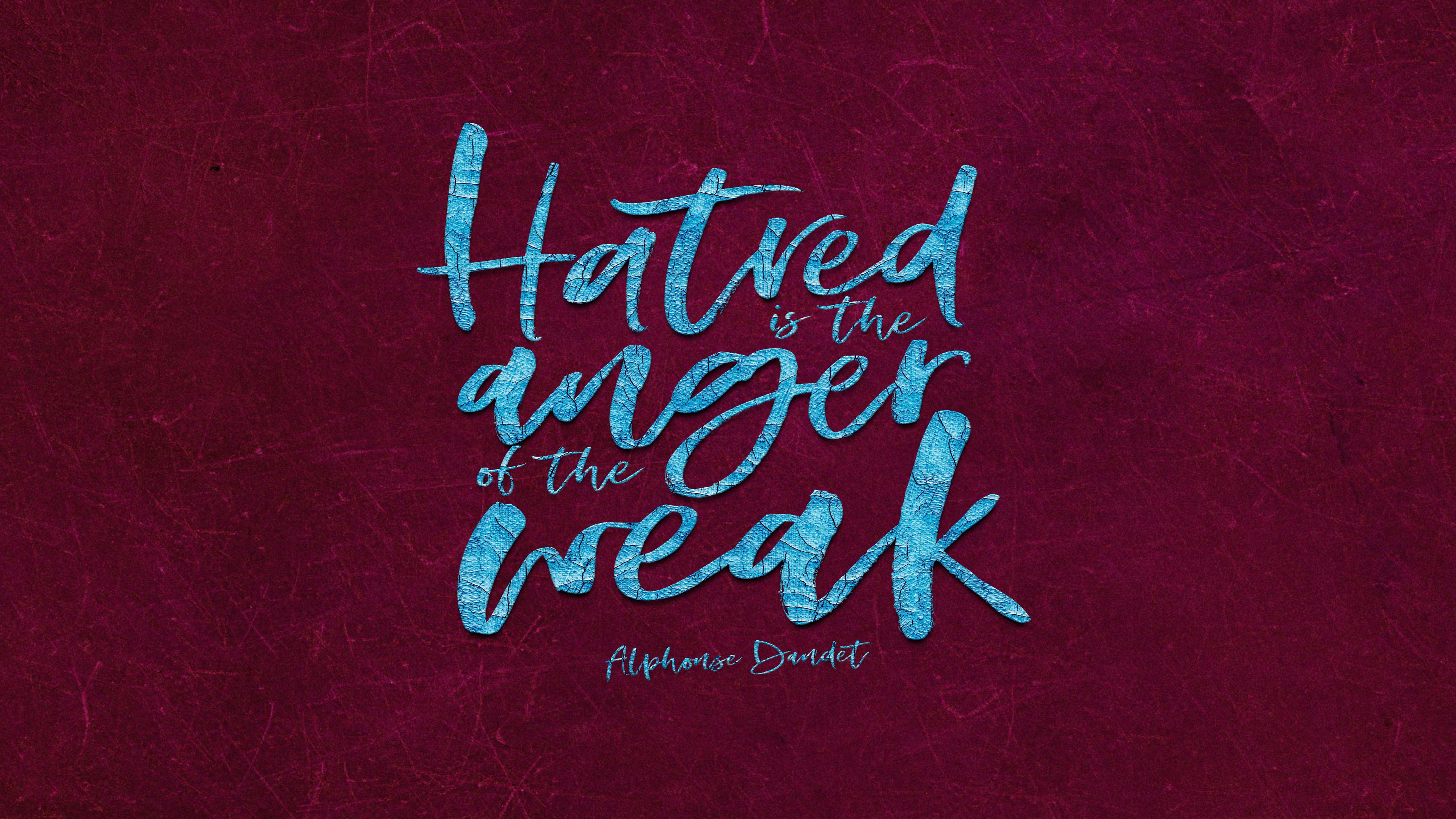hate, inscription, quote, phrase, text, 4k, HD Wallpaper