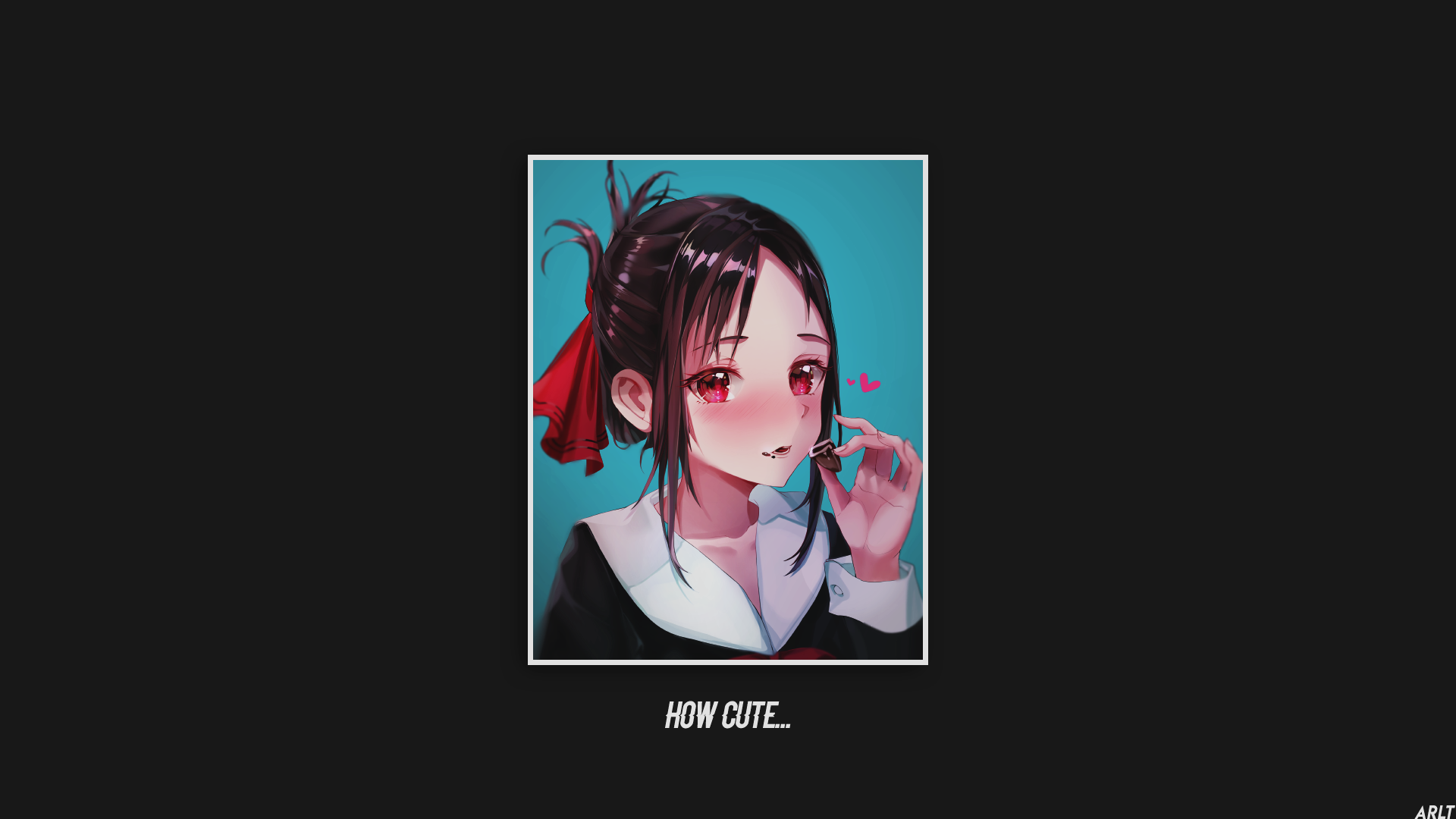 anime girls, Kaguya Shinomiya, simple background, HD Wallpaper