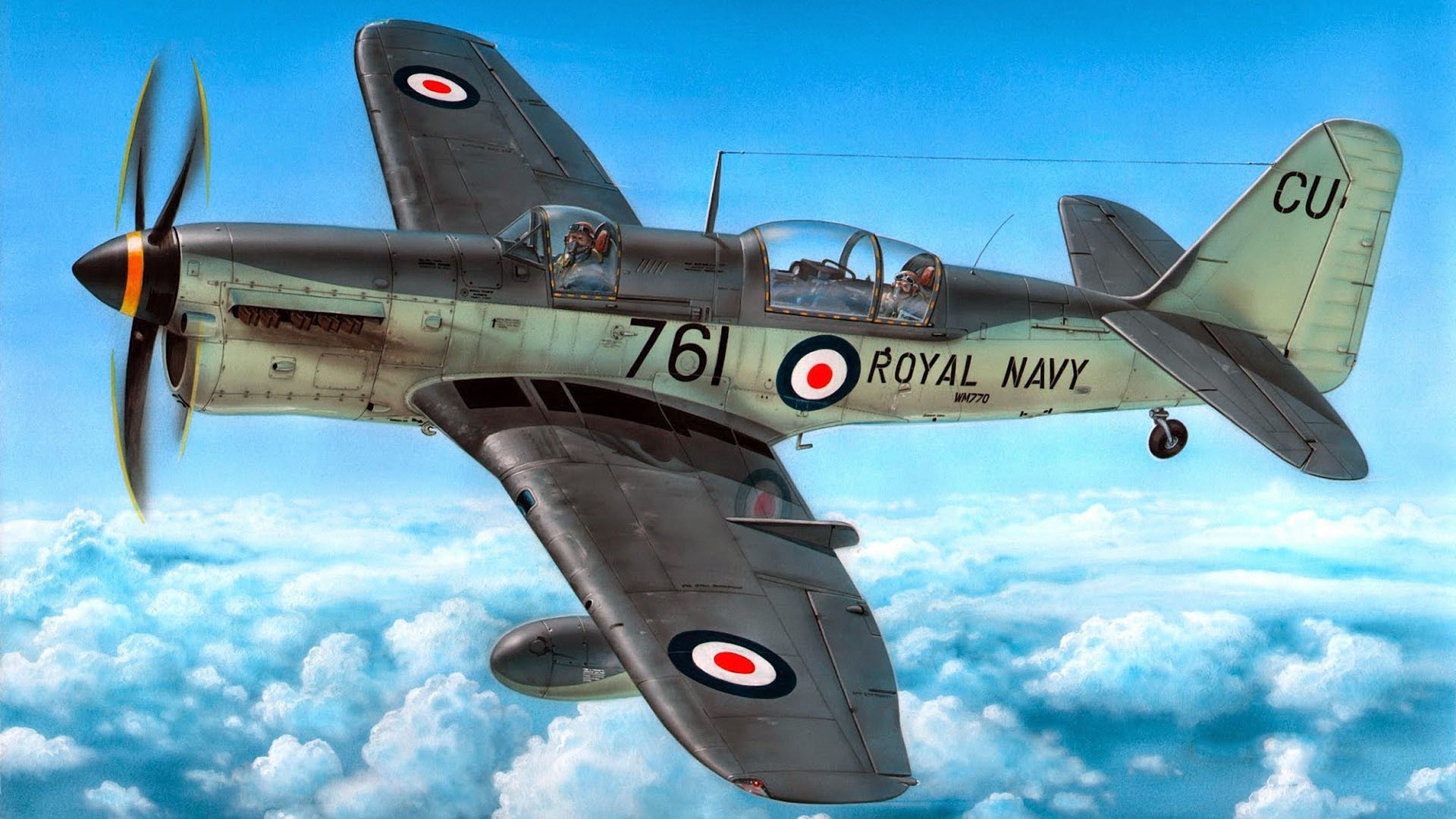 artwork, military aircraft, Royal Navy, vehicle, aircraft, HD Wallpaper