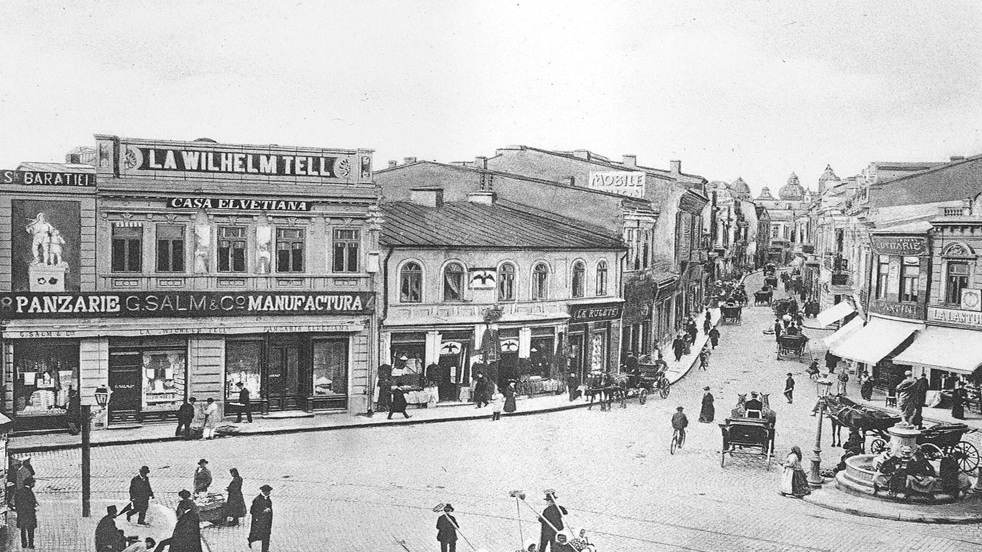 city, Romania, Bucharest, old, Europe, monochrome, old photos, vintage, HD Wallpaper