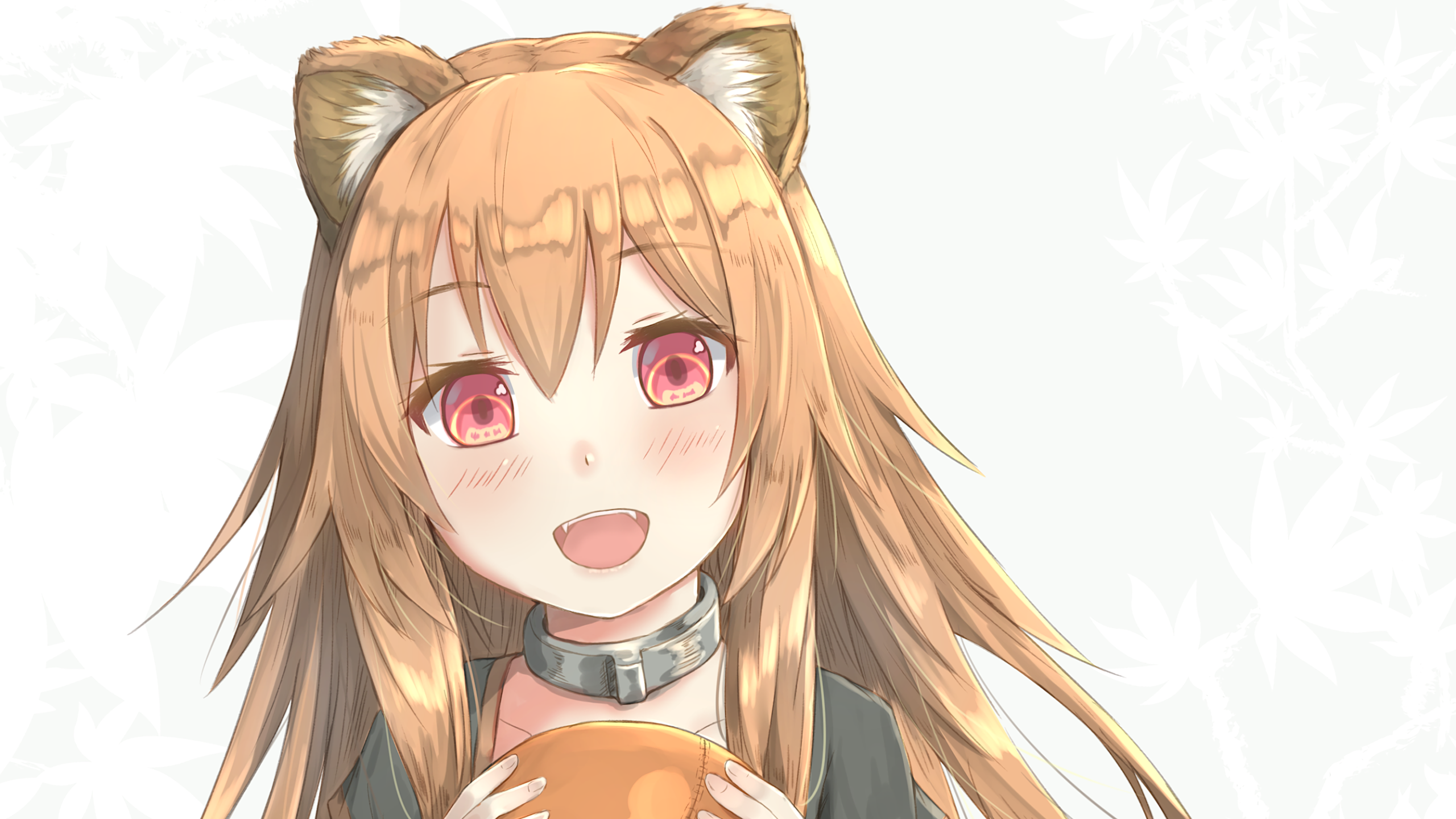 Raphtalia, anime girls, anime, red eyes, simple background, Tate no Yuusha no Nariagari, HD Wallpaper