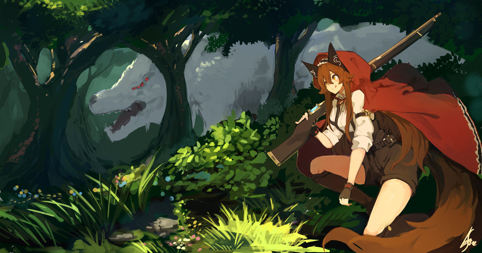 anime girls, anime, original characters, fantasy girl, Lalansane, HD Wallpaper