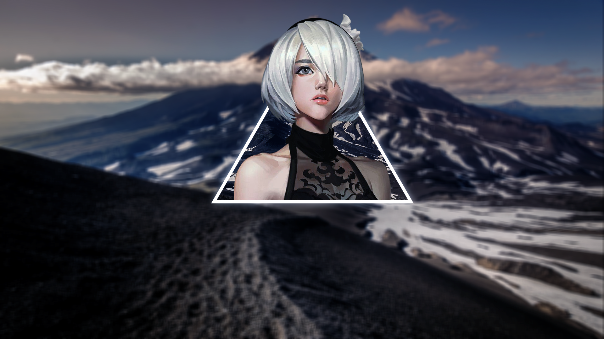 picture-in-picture, Yorha unit no.2 type b, Nier: Automata, HD Wallpaper