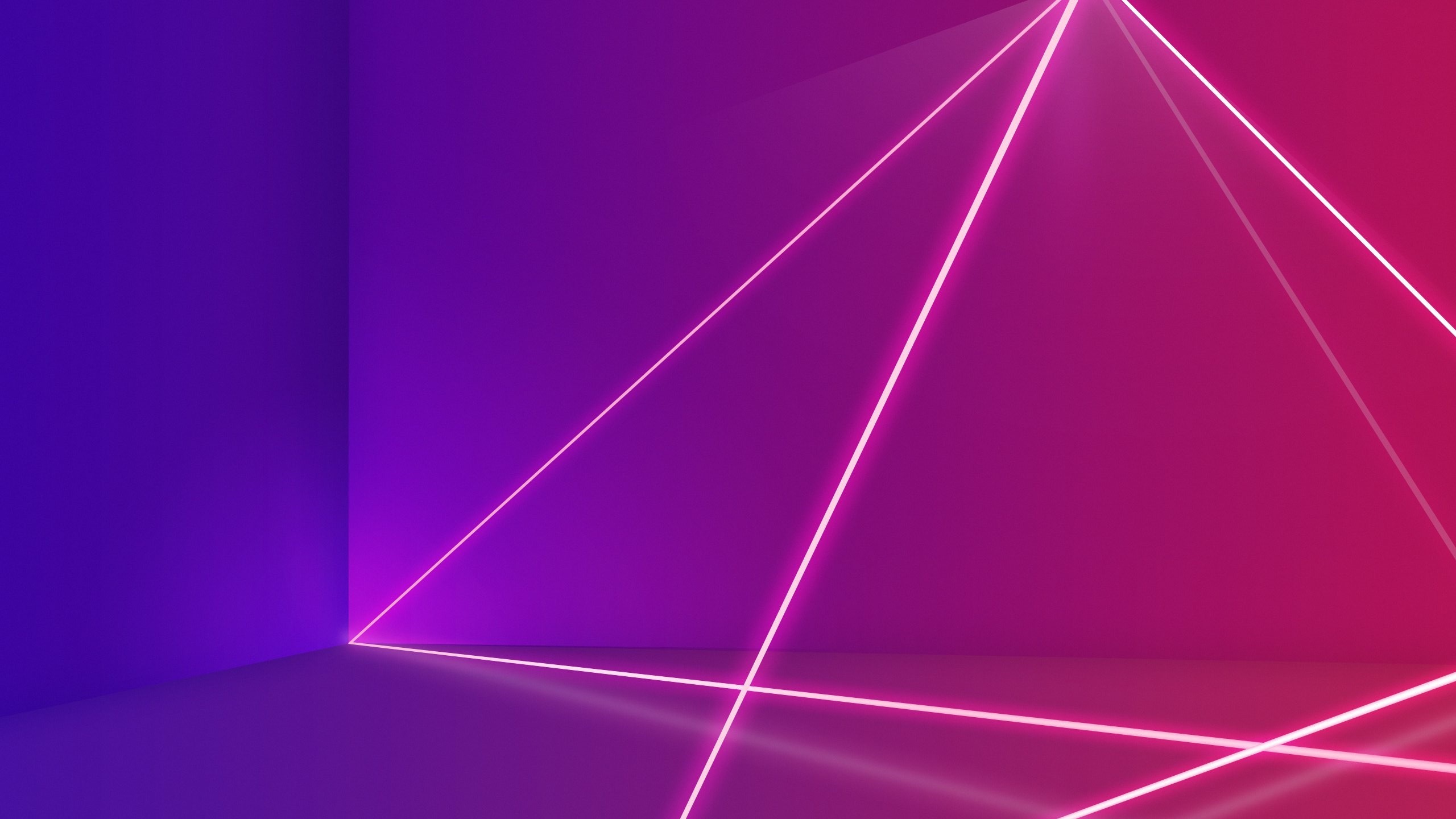 lines, abstract, Retrowave, colorful, digital art, pink, purple, HD Wallpaper